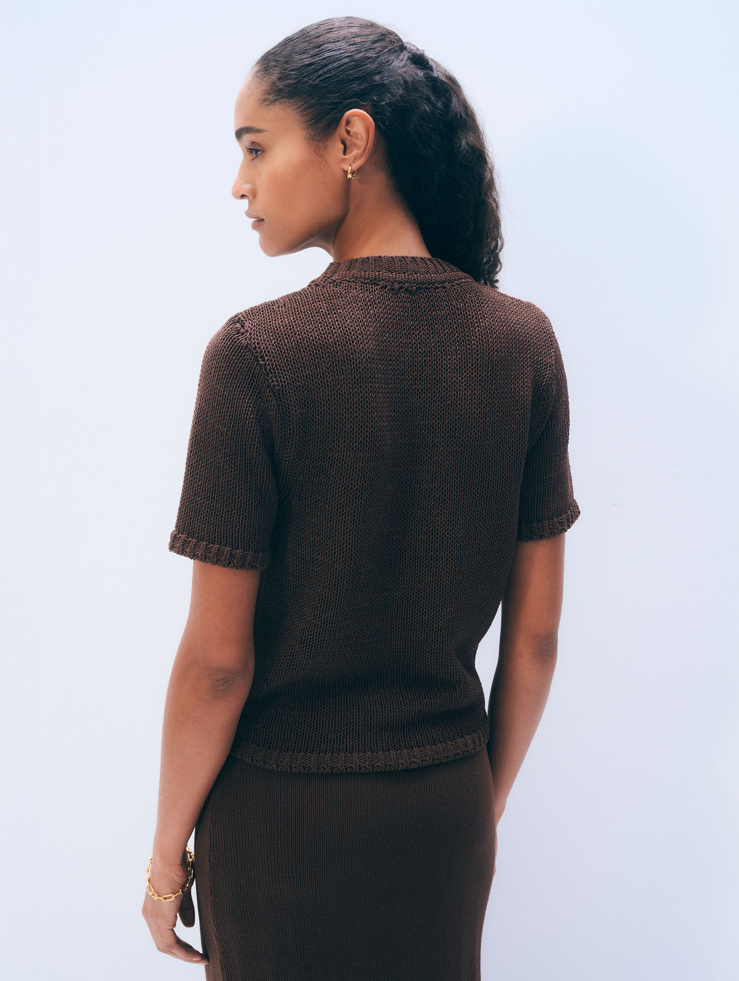 Luxe Cotton T-Shirt | Dark Espresso