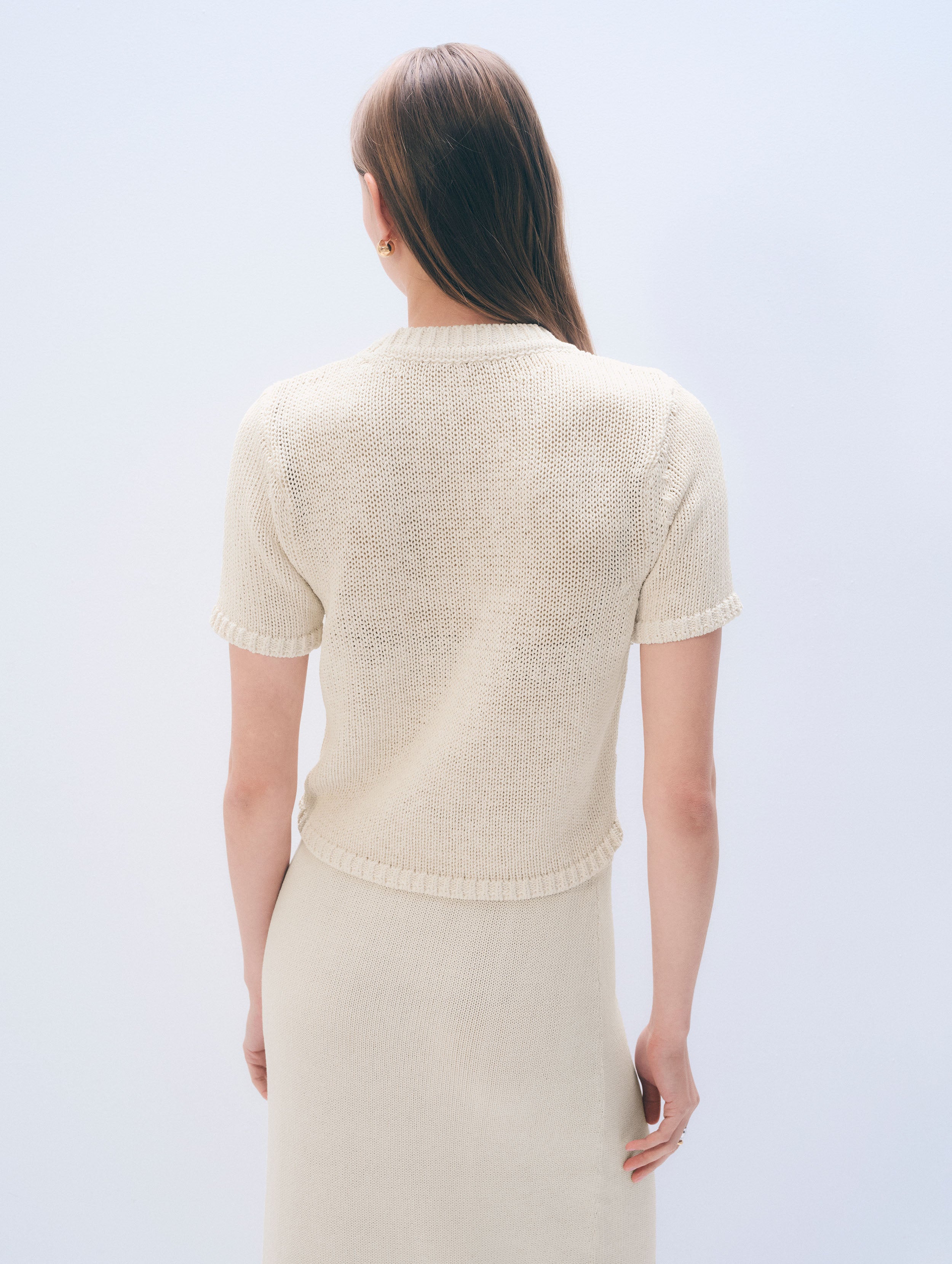 Luxe Cotton T-Shirt | Ecru