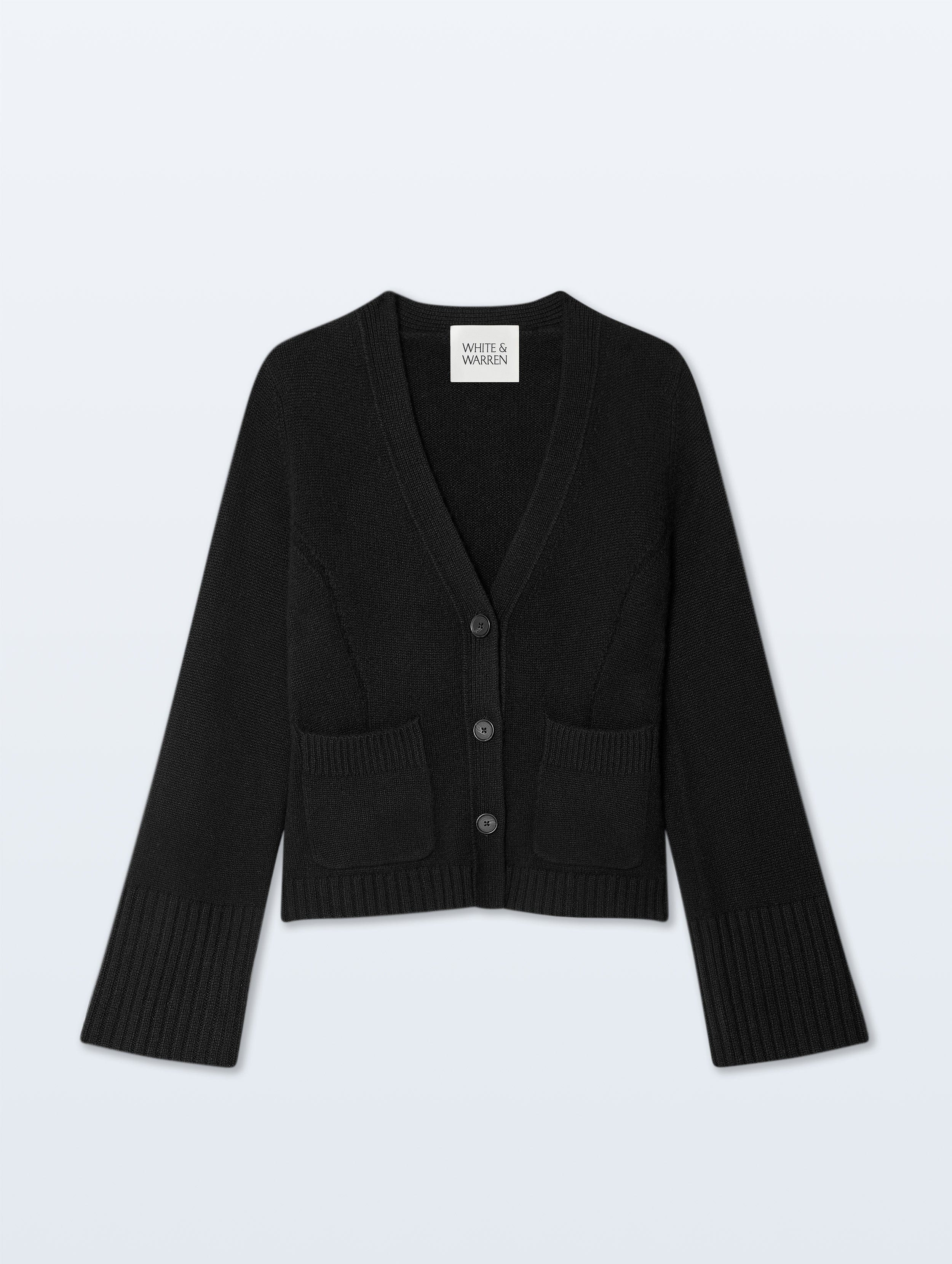 Cashmere Luxe Waisted Cardigan | White & Warren