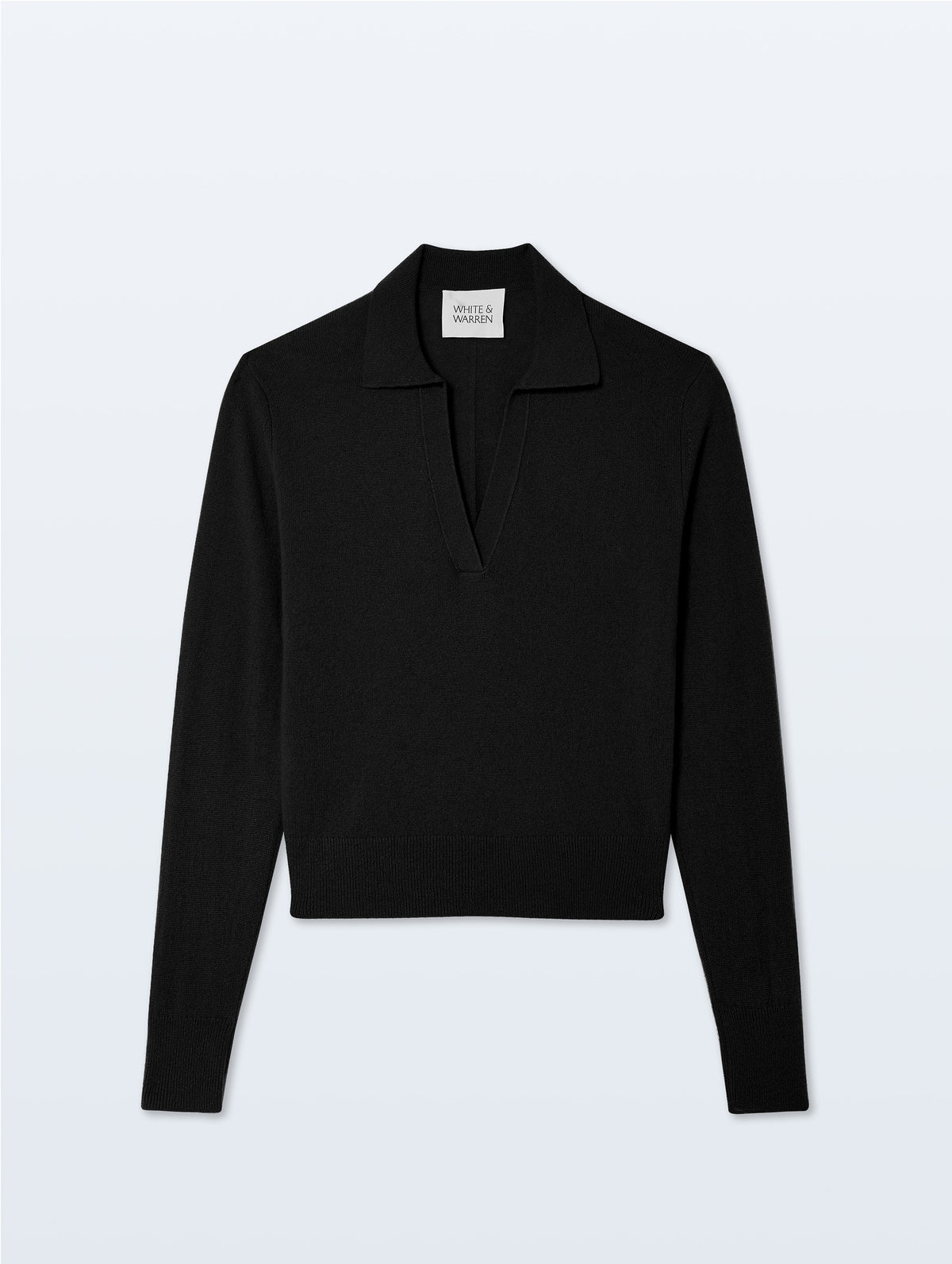 Cashmere Polo | Black