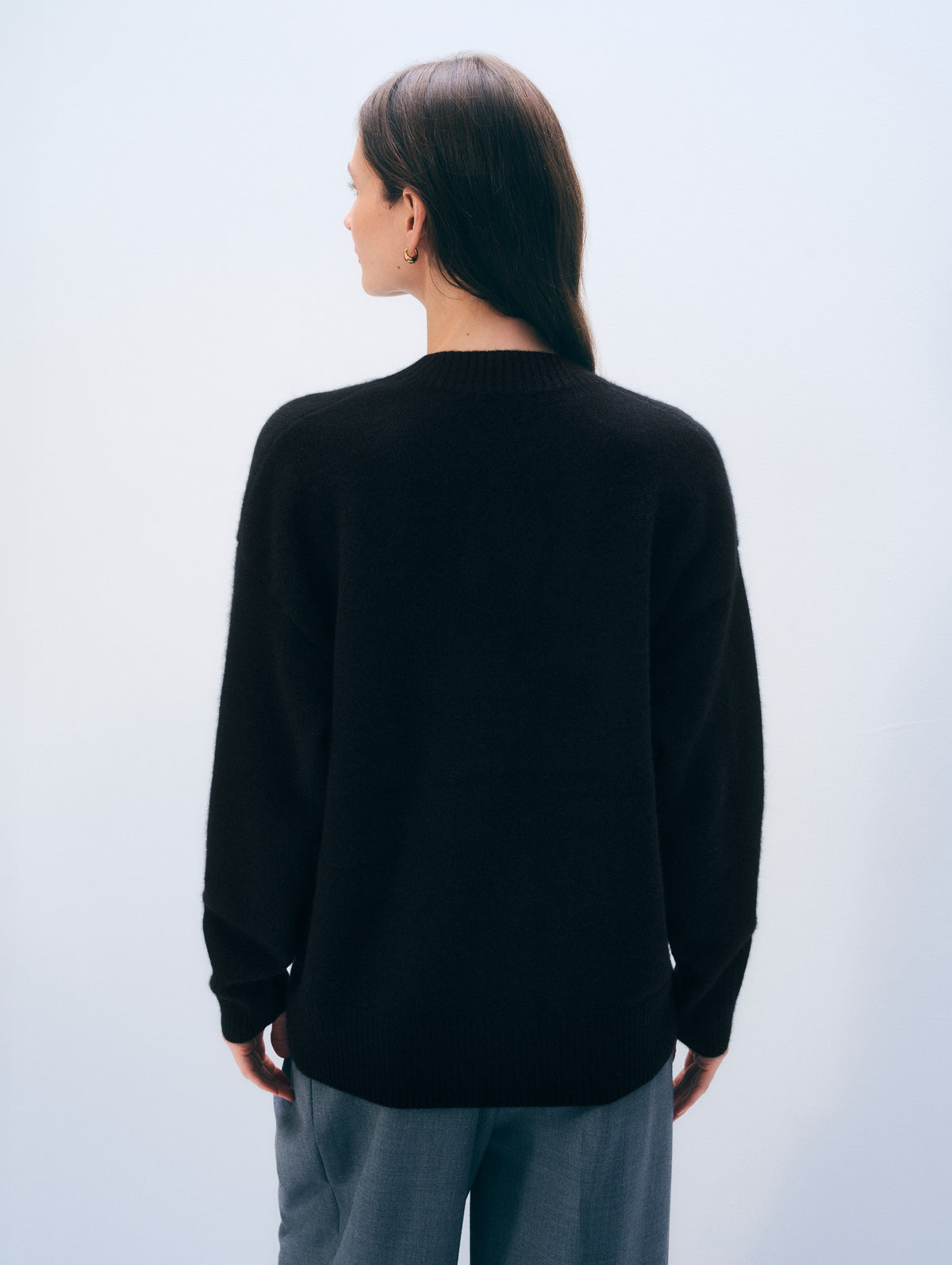 Cashmere Luxe Pocket Cardigan | Black