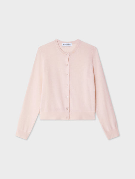 トップス Batoner cashmere crew neck cardigan Relaxed-fit Cashmere Cardigan Sweater In Stripe For Women