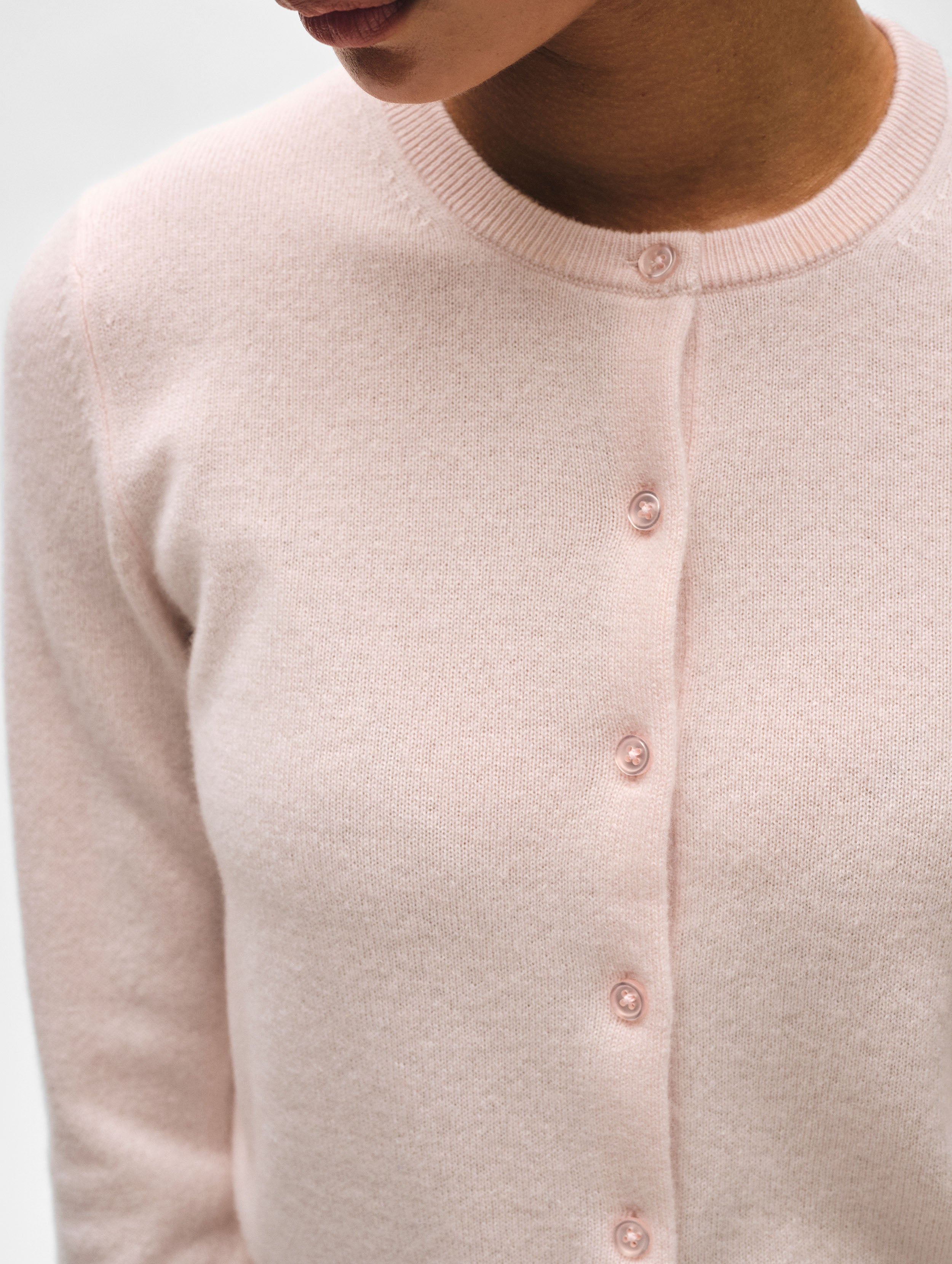 トップス 80s ARNYS PARIS pure cashmere cardigan Iris Von Arnim Cadiz Cashmere Cardigan in Ecru