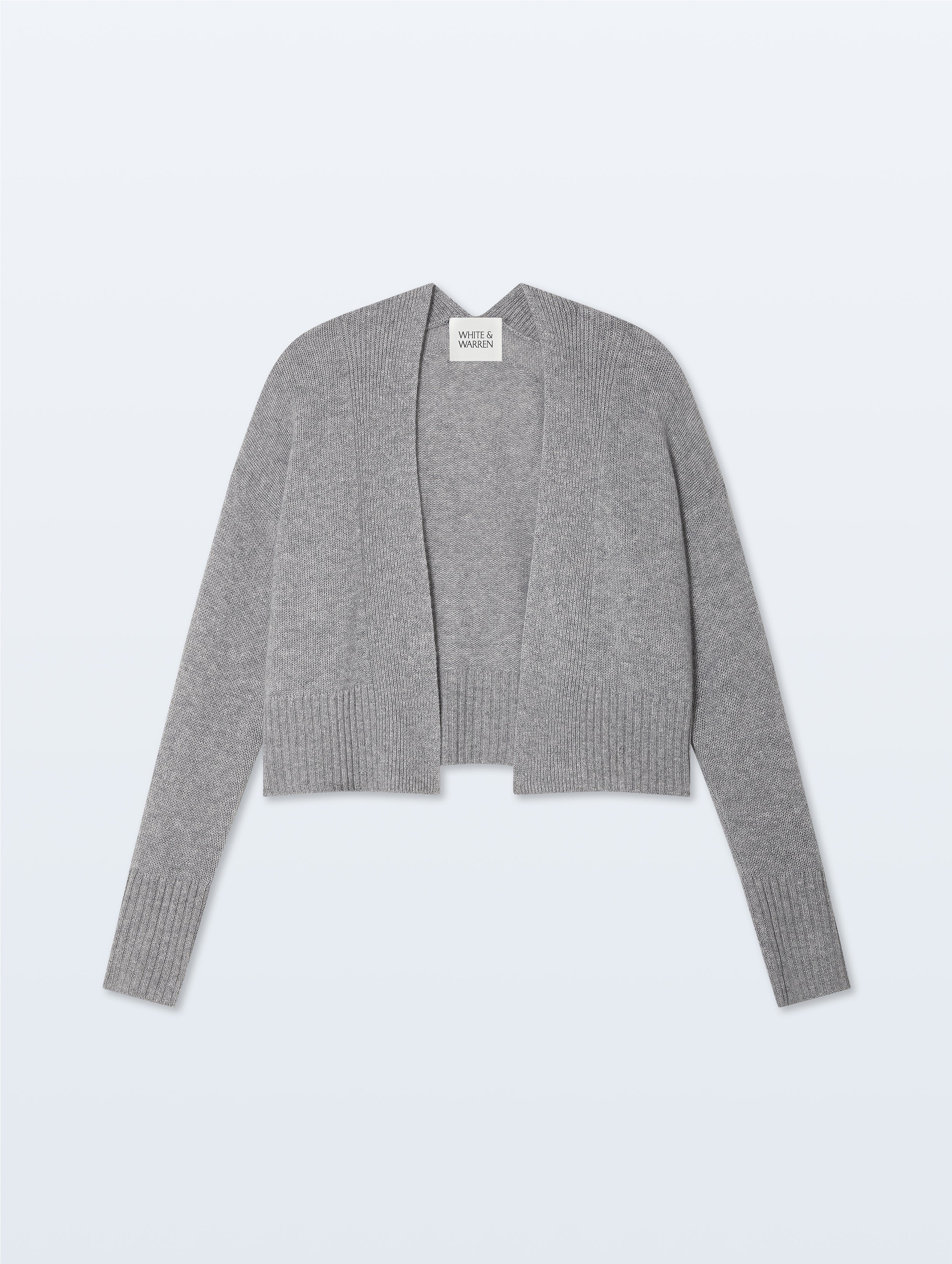 Cashmere Open Front Cardigan | White & Warren