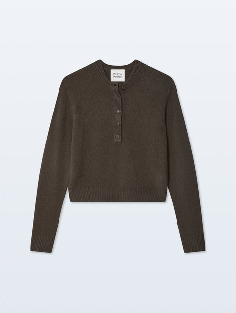 Cashmere Easy Polo | White & Warren