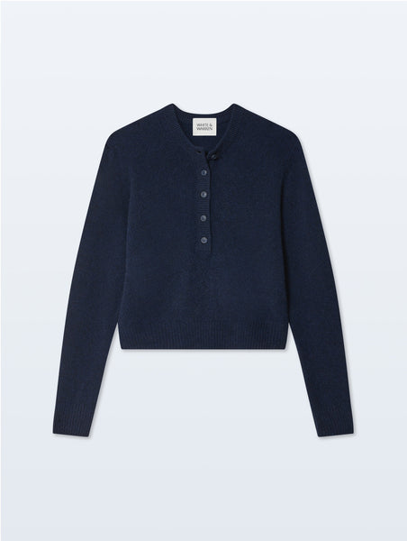 トップス BALLY CASHMERE OVERSIZED HENLEY 21328_CASHMEREFEATHERWEIGHTBUT