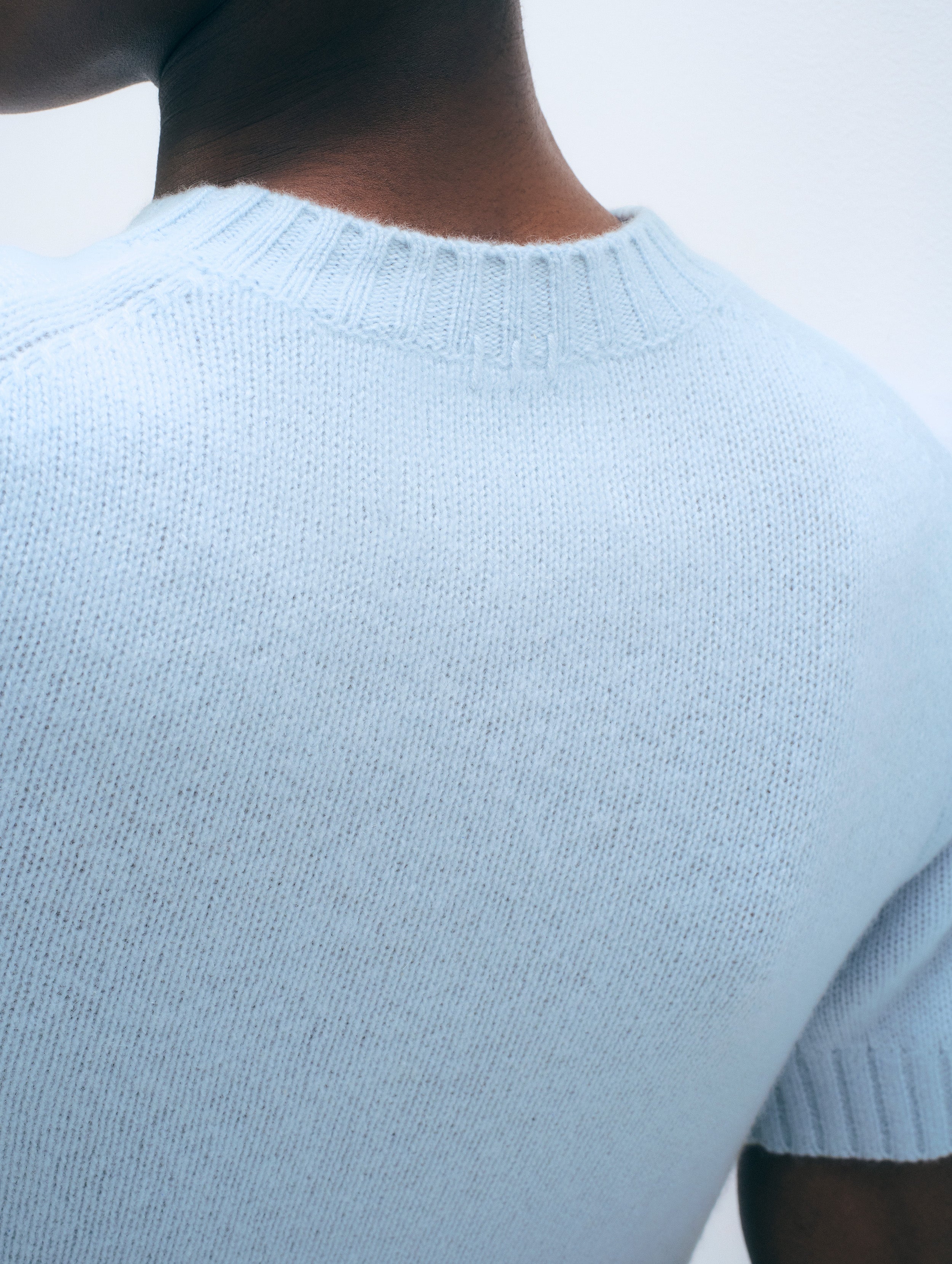 Cashmere Featherweight T-Shirt | Pastel Blue