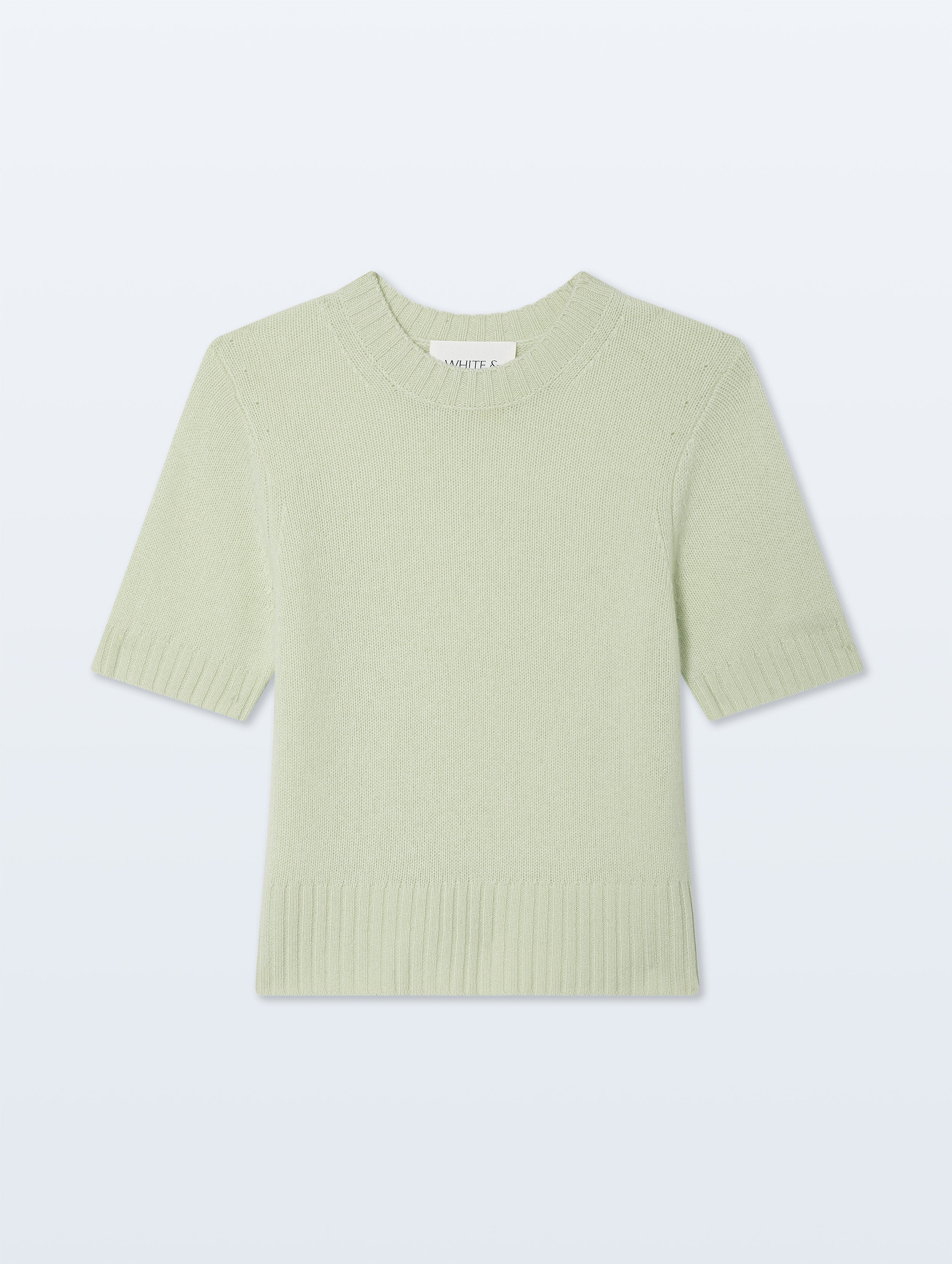 Cashmere Featherweight T-Shirt | Pale Pistachio