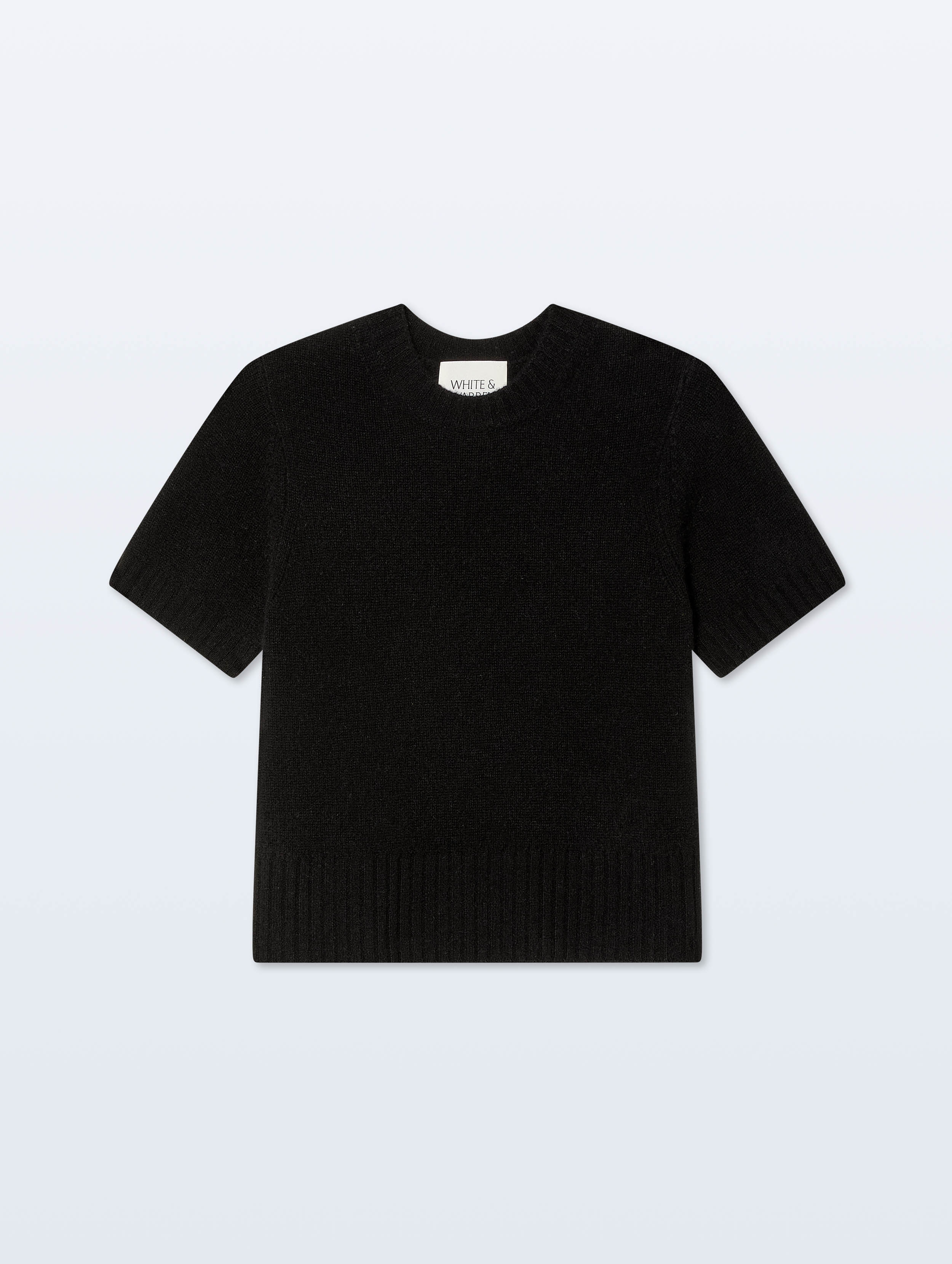 Cashmere Featherweight T-Shirt | Black