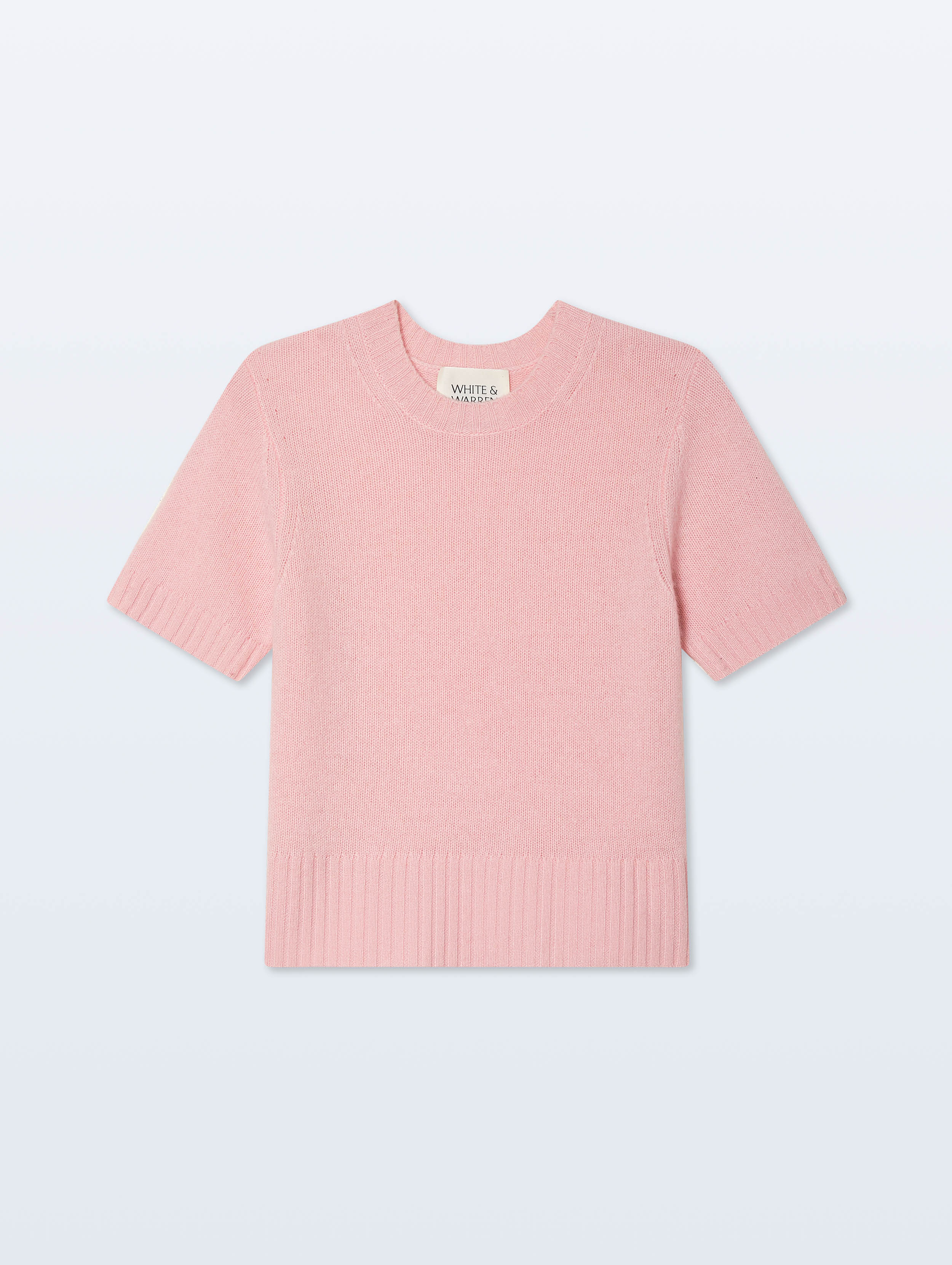 Cashmere Featherweight T-Shirt | Clay Pink