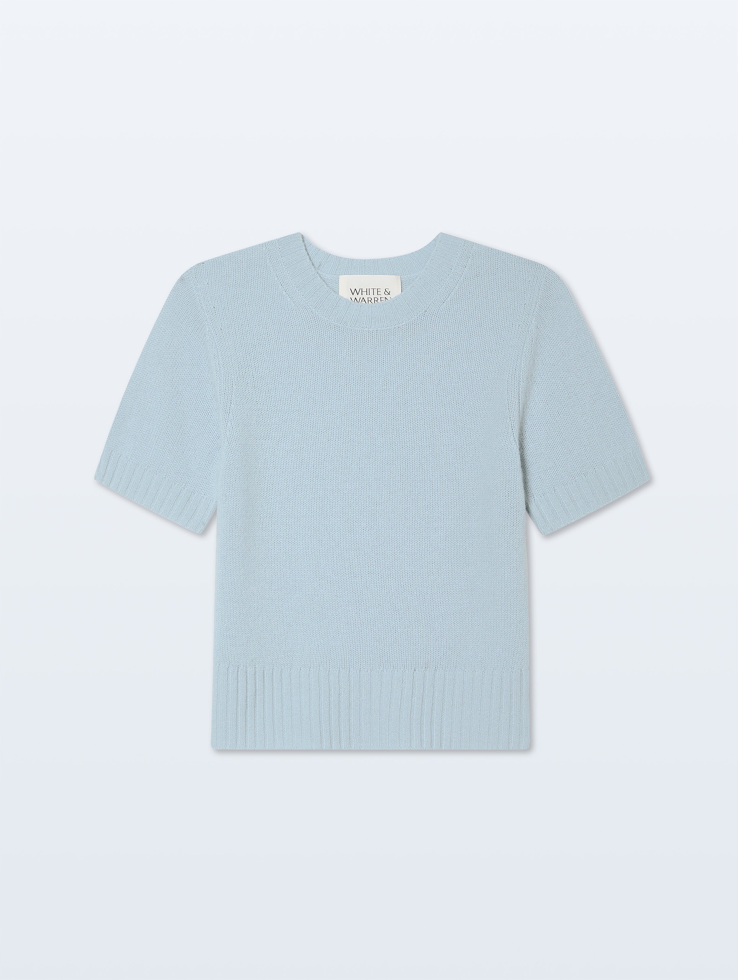 Cashmere Featherweight T-Shirt | Pastel Blue