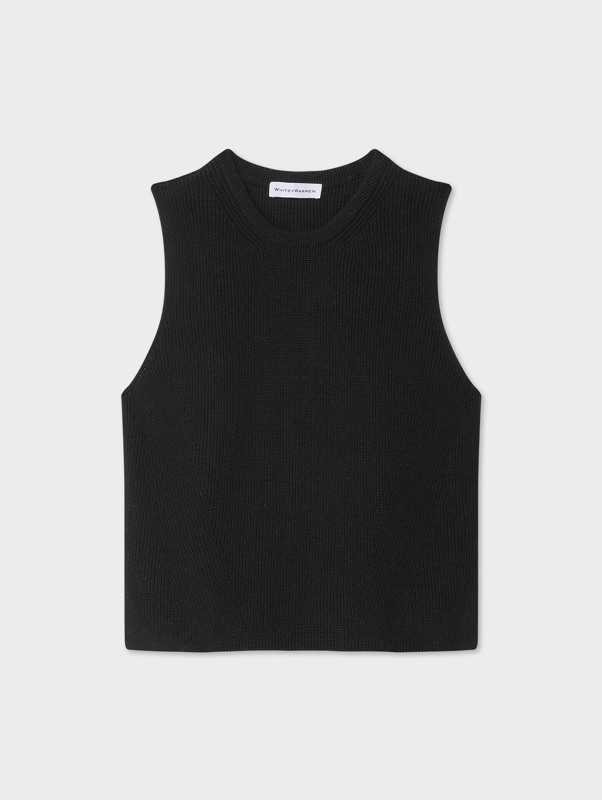 Linen Blend Shell Tank