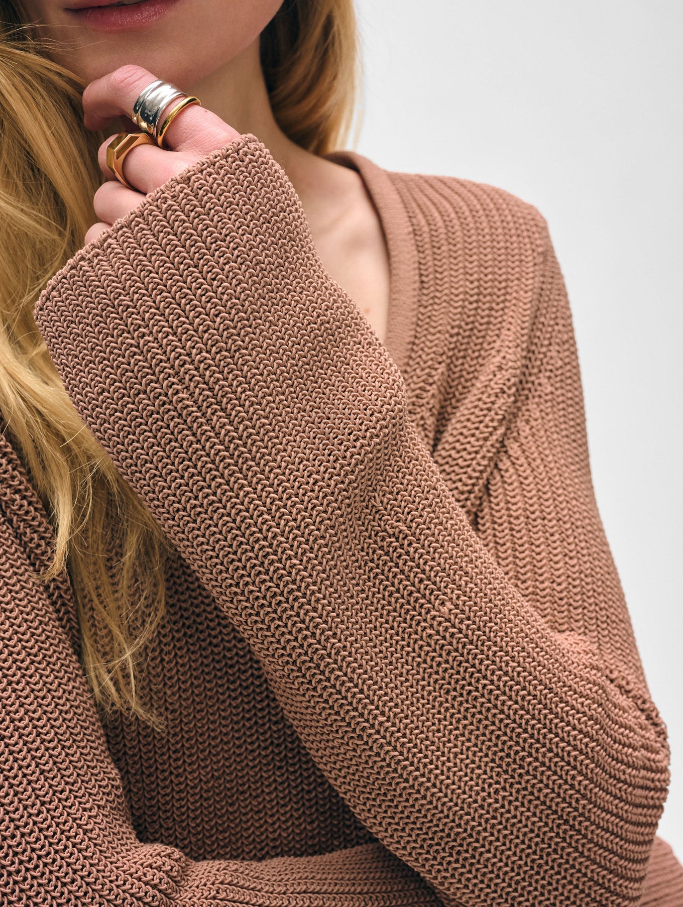 Organic Cotton Tape Fluted Top