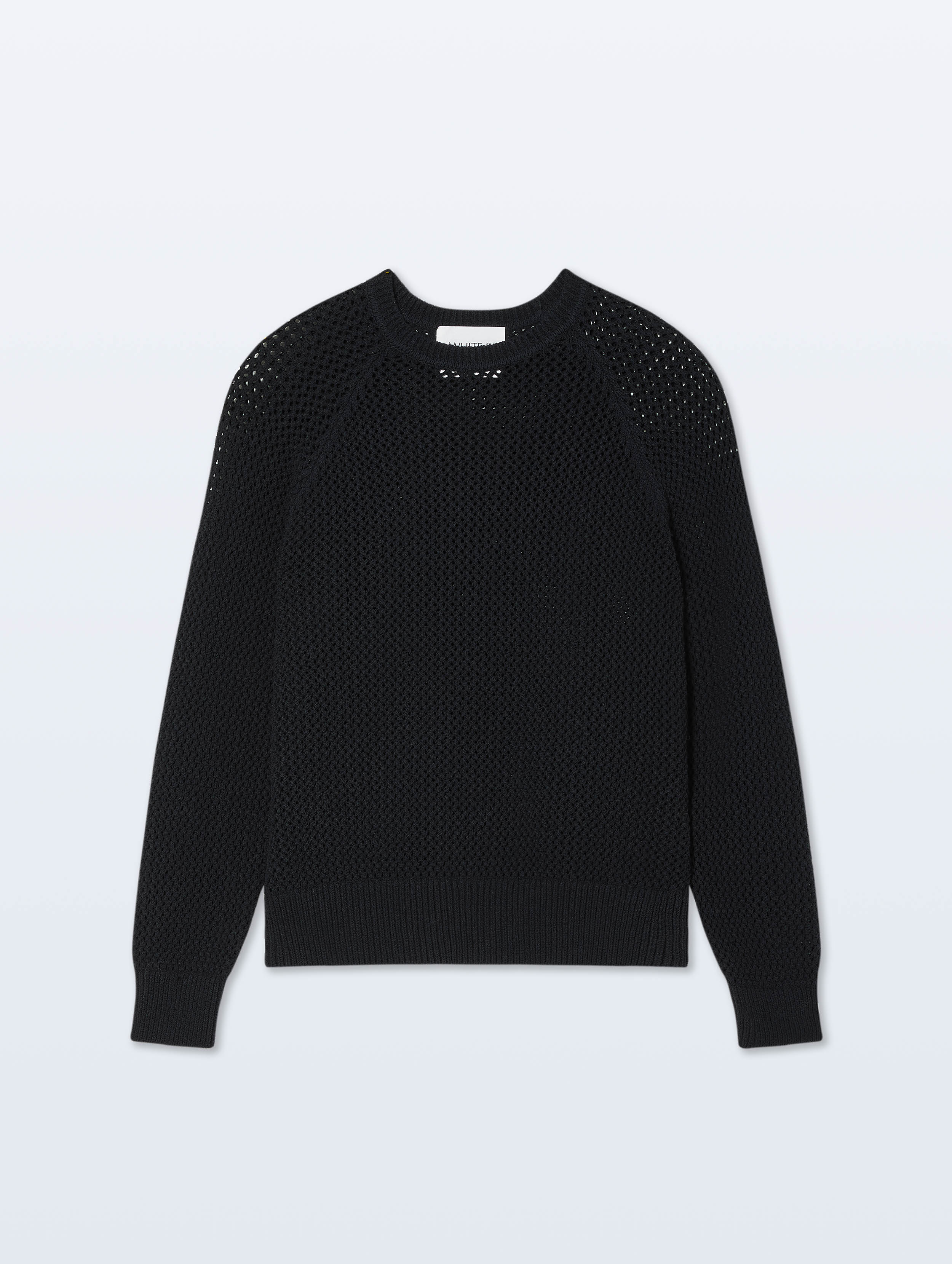Bouclé Mesh Sweatshirt | Midnight