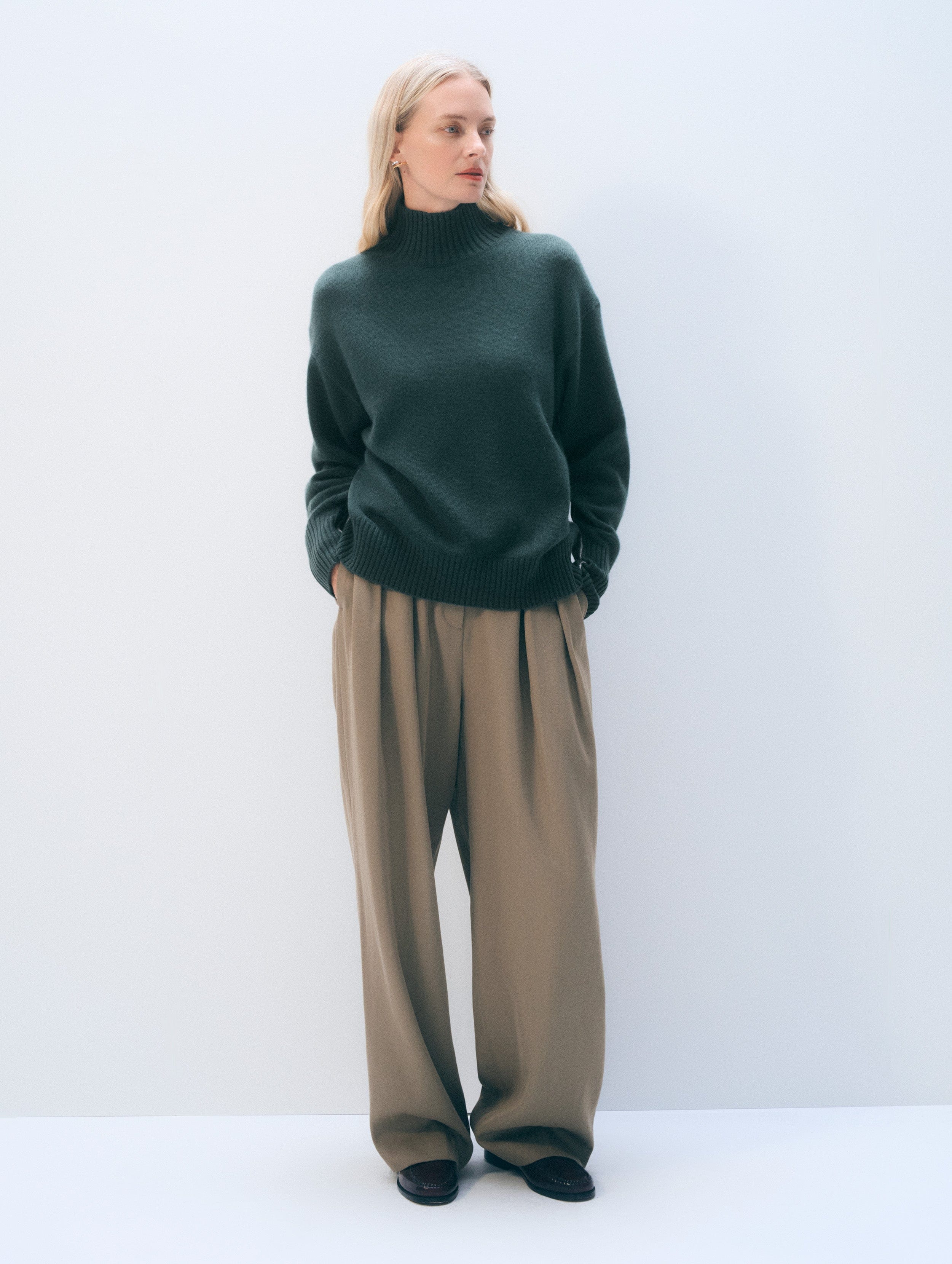 トップス YOKE SO JOHN CASHMERE OVERSIZED KNIT YOKE SO JOHN CASHMERE OVERSIZED KNIT