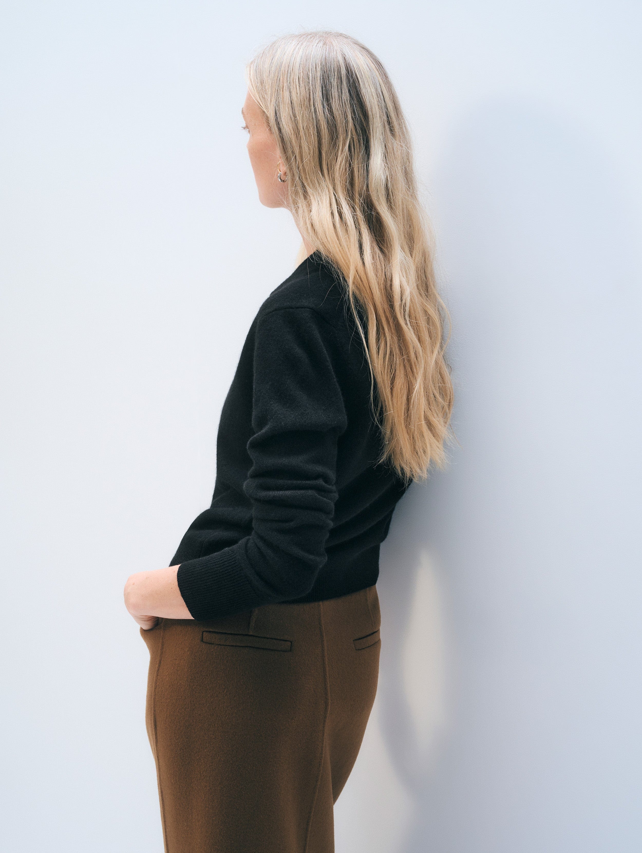 Cashmere Collared Cardigan