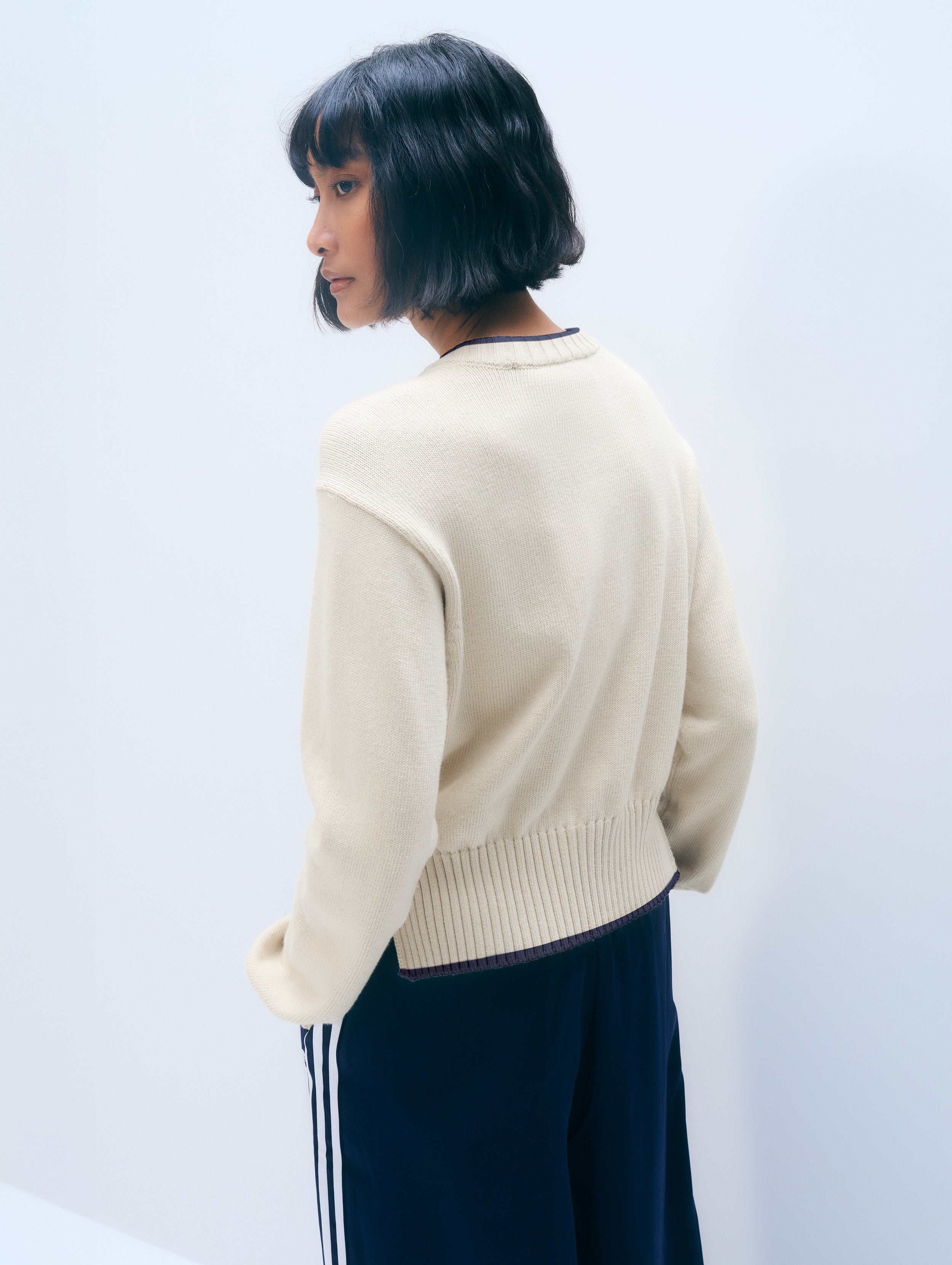 Varsity Cotton Crewneck