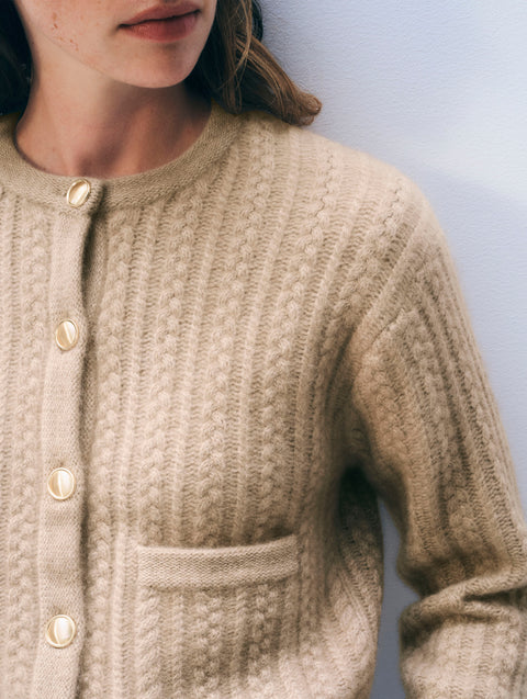 Cashmere Luxe Pocket Cardigan | Sangria