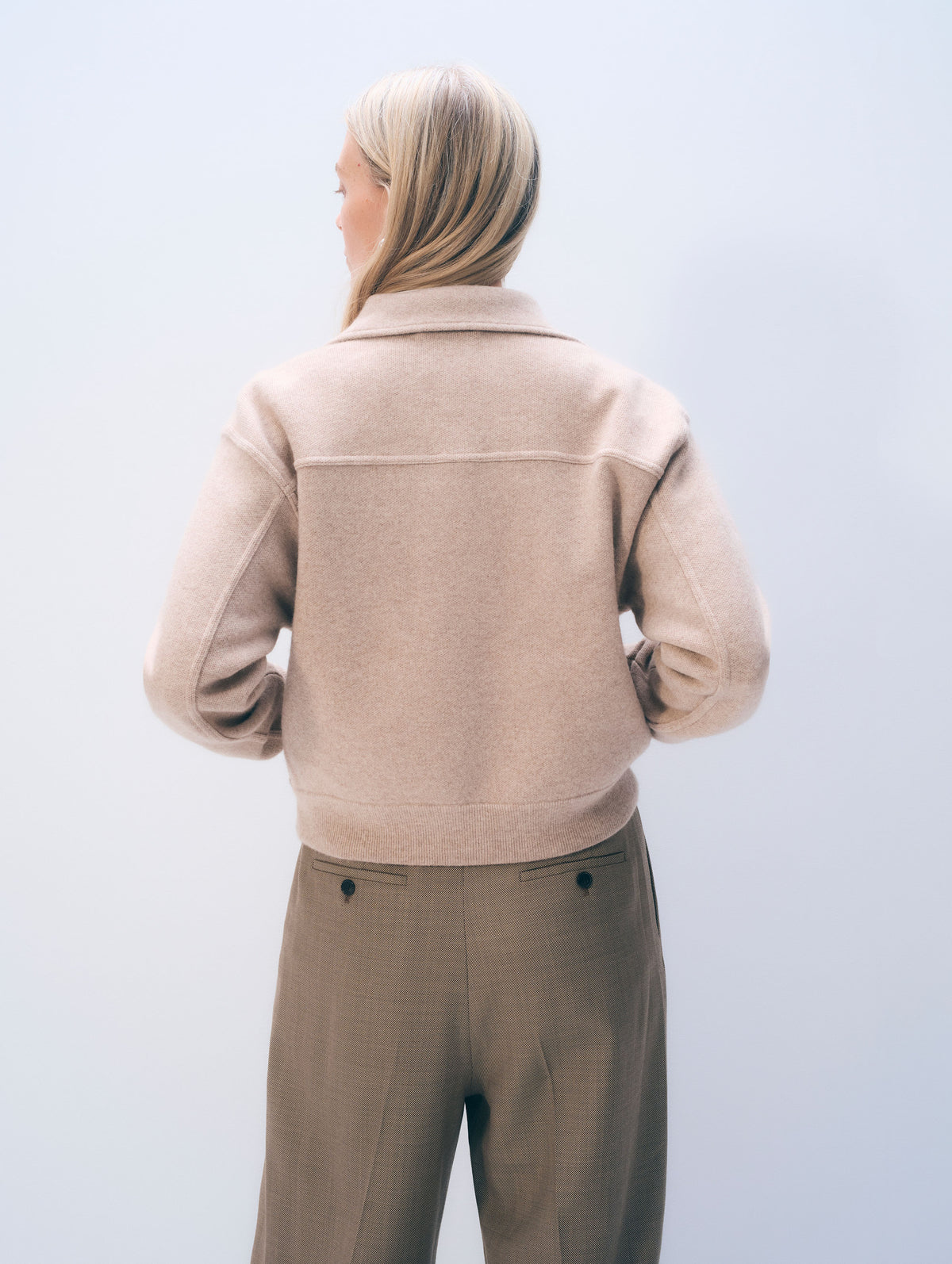 Cashmere Blend Bomber
