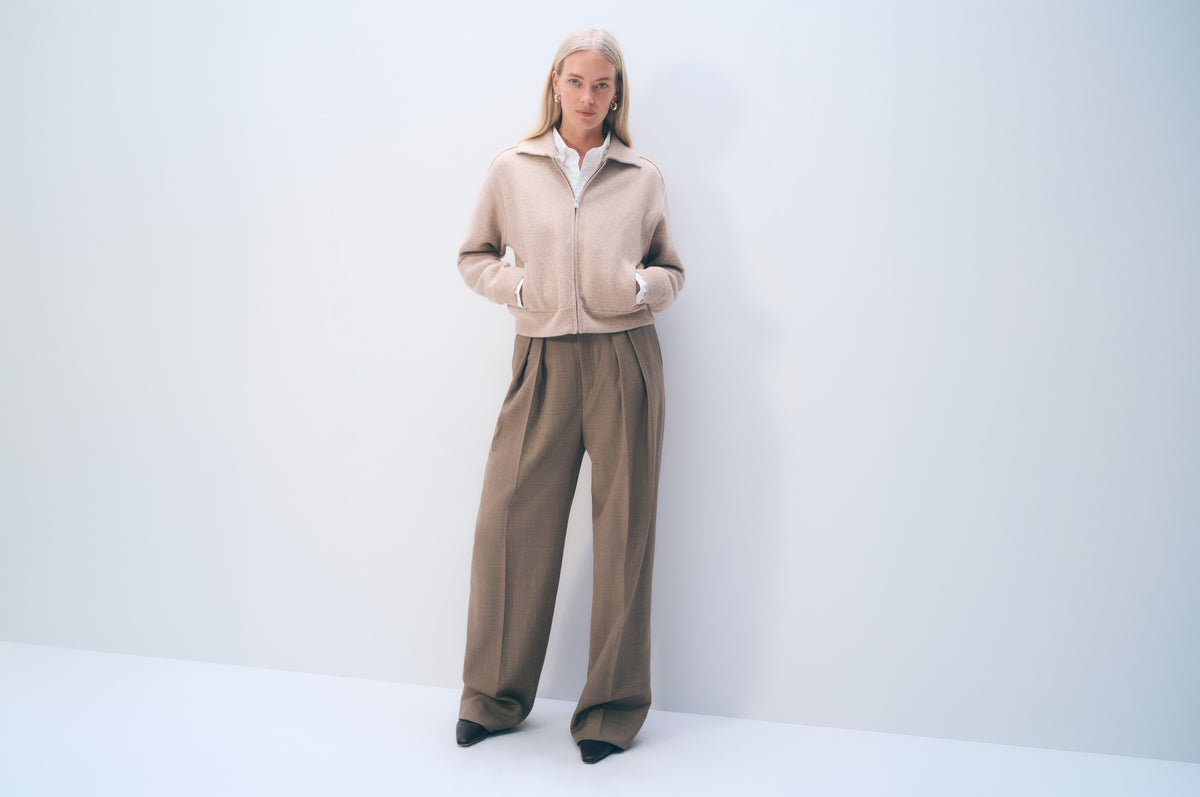 Cashmere Blend Bomber