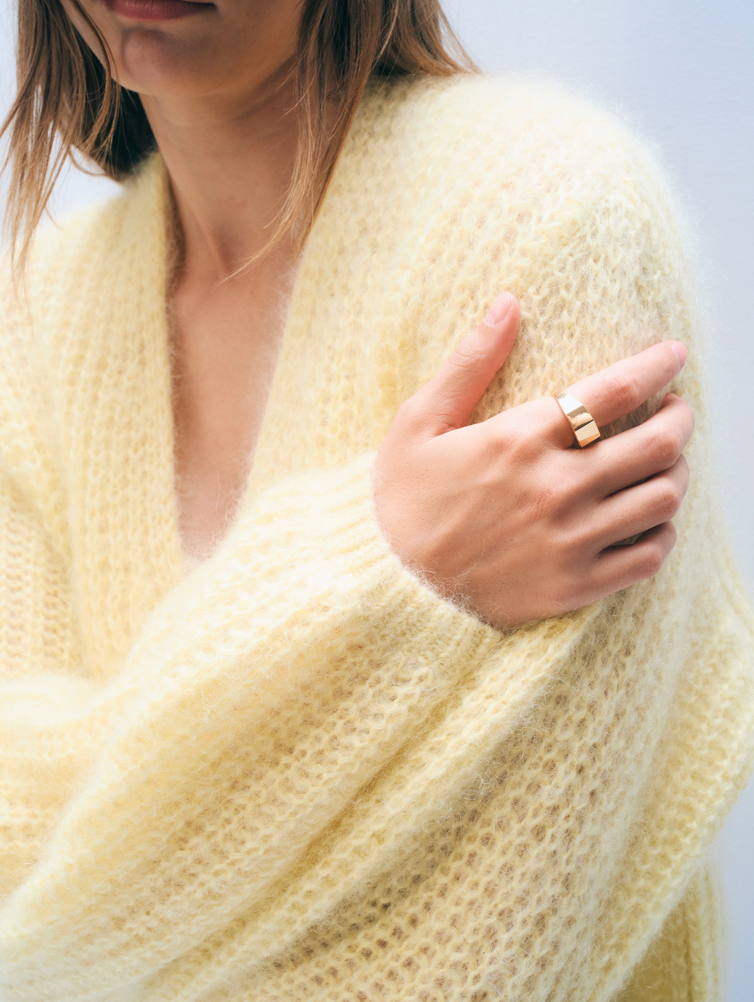 Mohair Luxe Open Cardigan | Lemonade