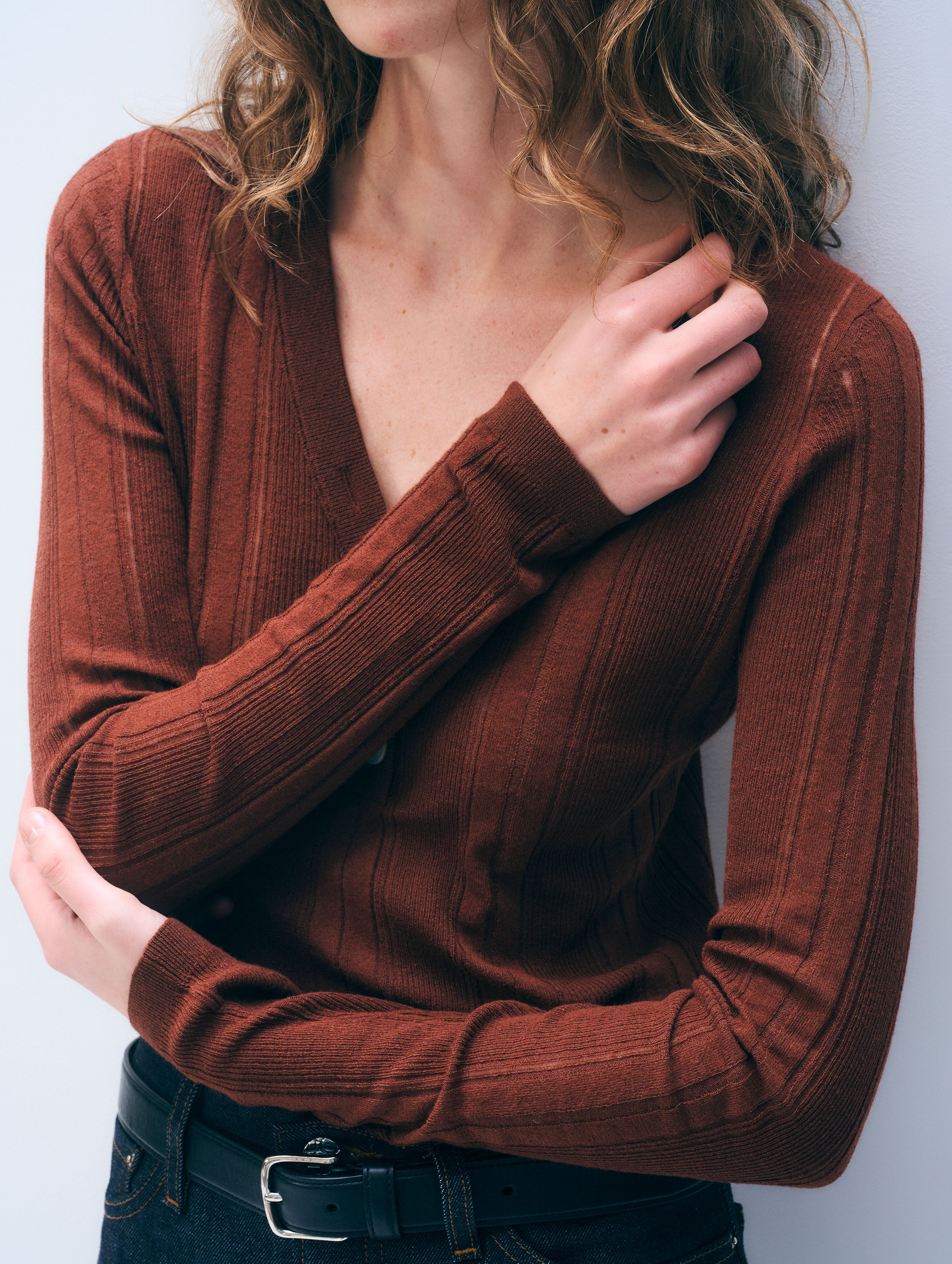 Linen Blend Henley
