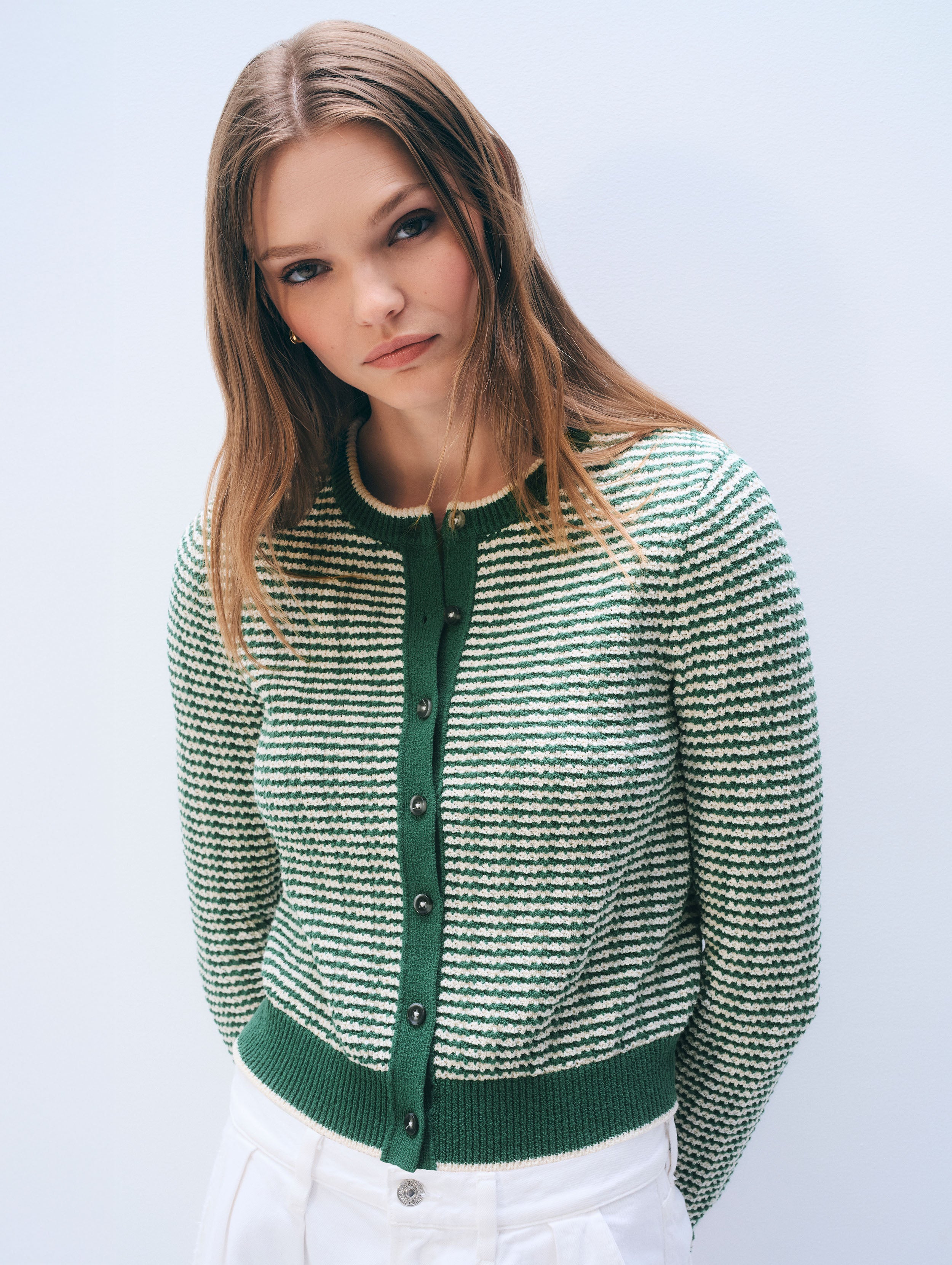 Bouclé Cardigan