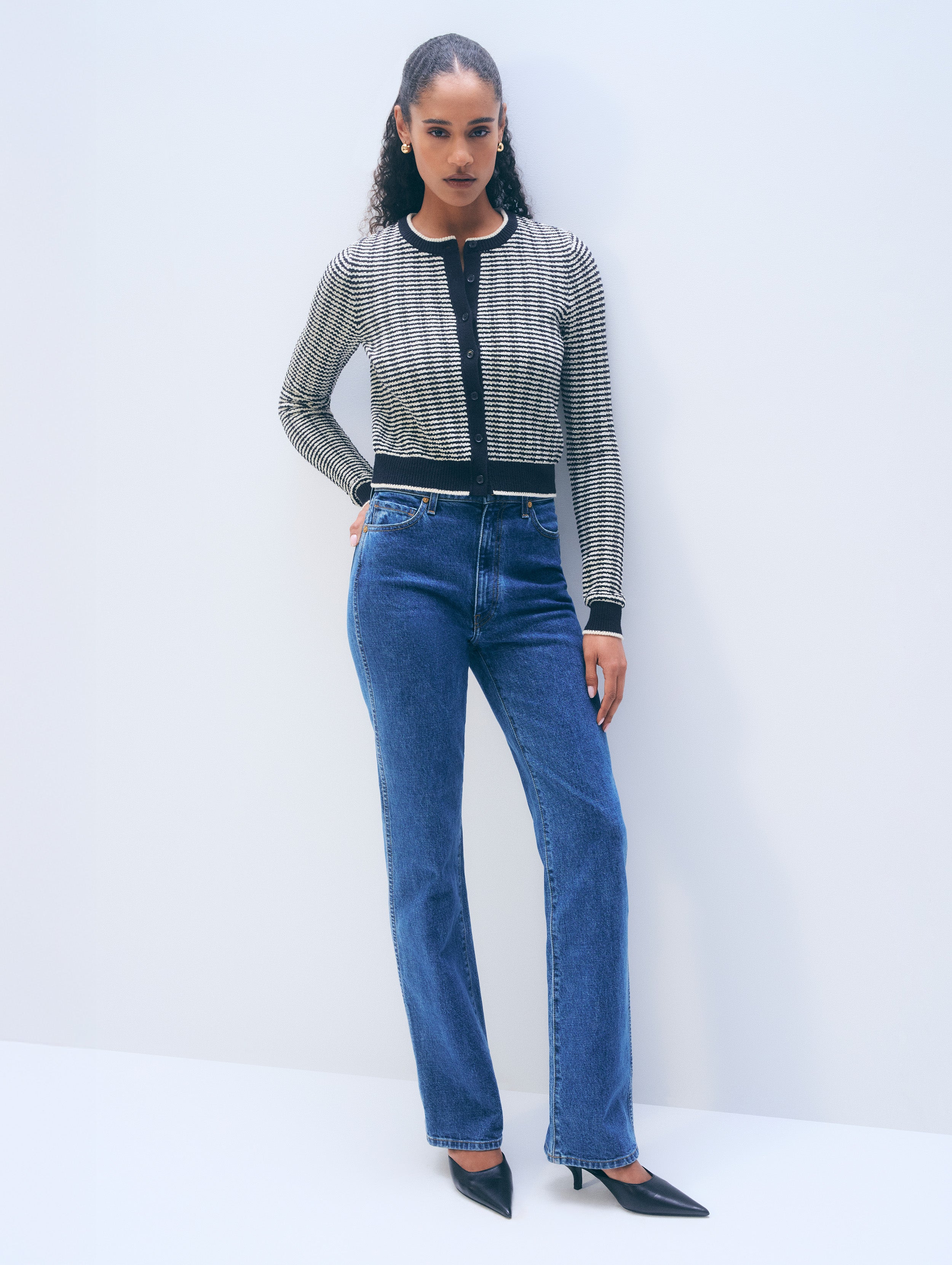 Bouclé Cardigan | Midnight