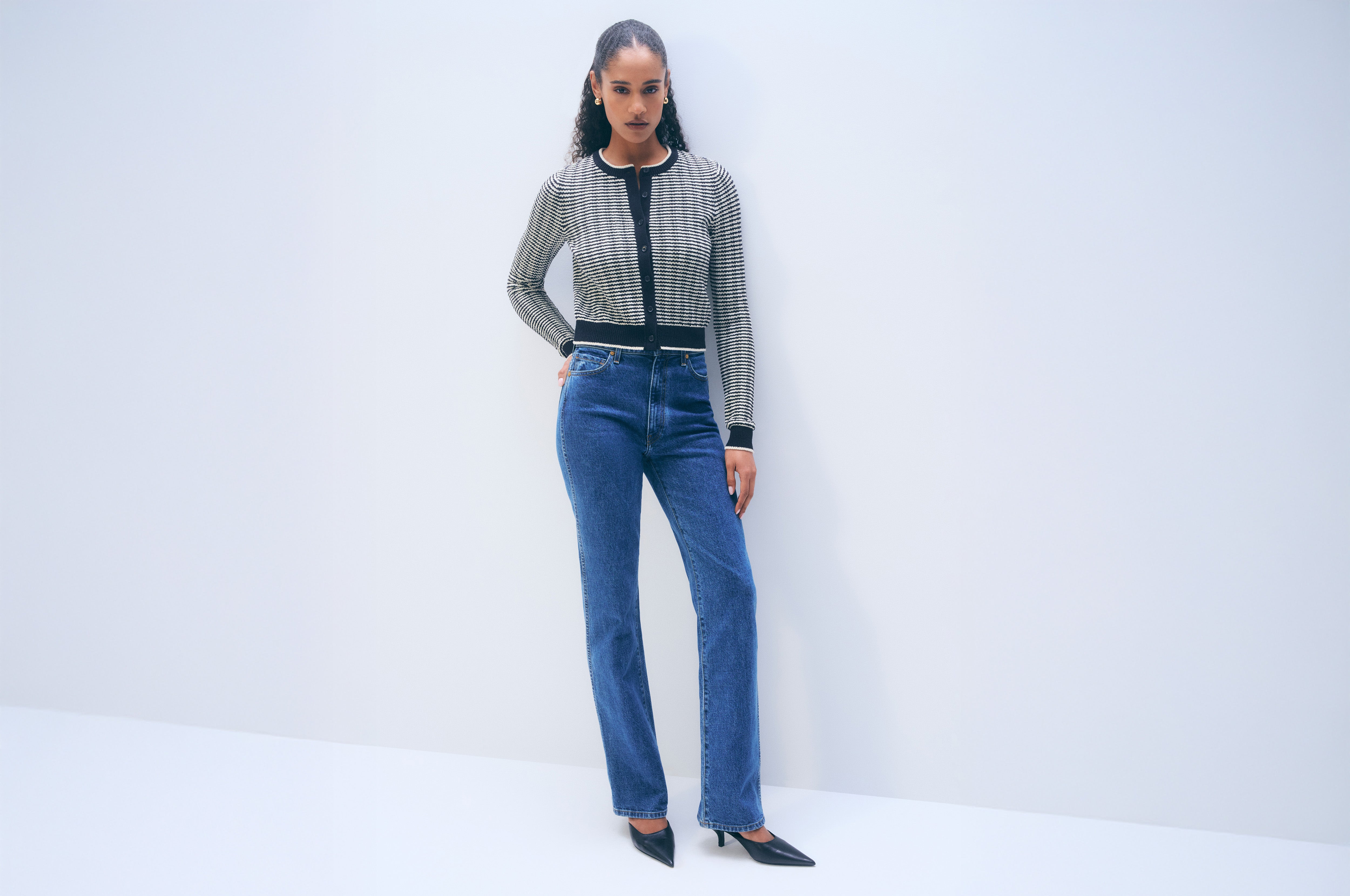 Bouclé Cardigan | Midnight