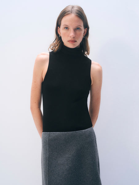 トップス BLACK BRICK Hybrid Merino Sleeveless Stretch Merino Sleeveless Turtleneck – Tilley USA