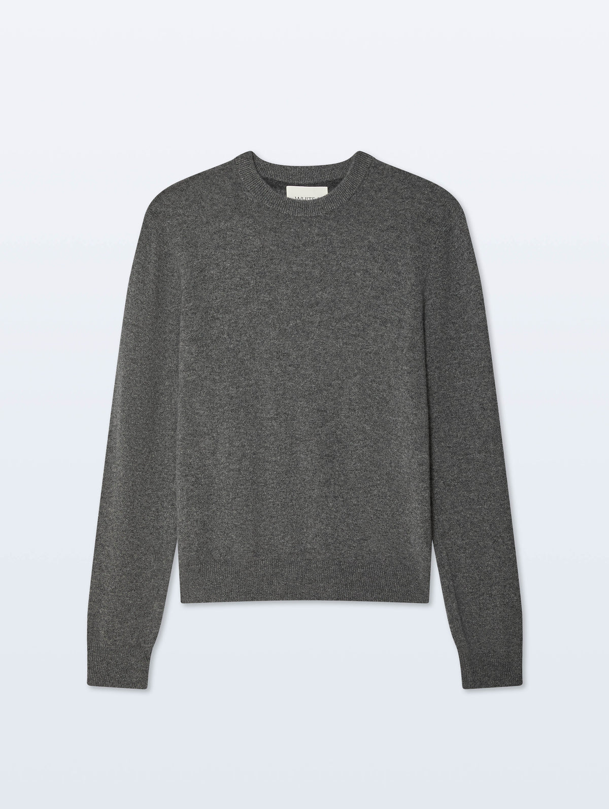 Cashmere Crewneck | Graphite Heather