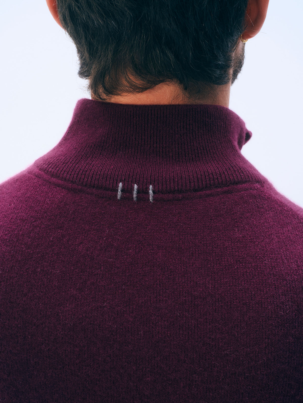 Cashmere Quarter-Zip | Sangria