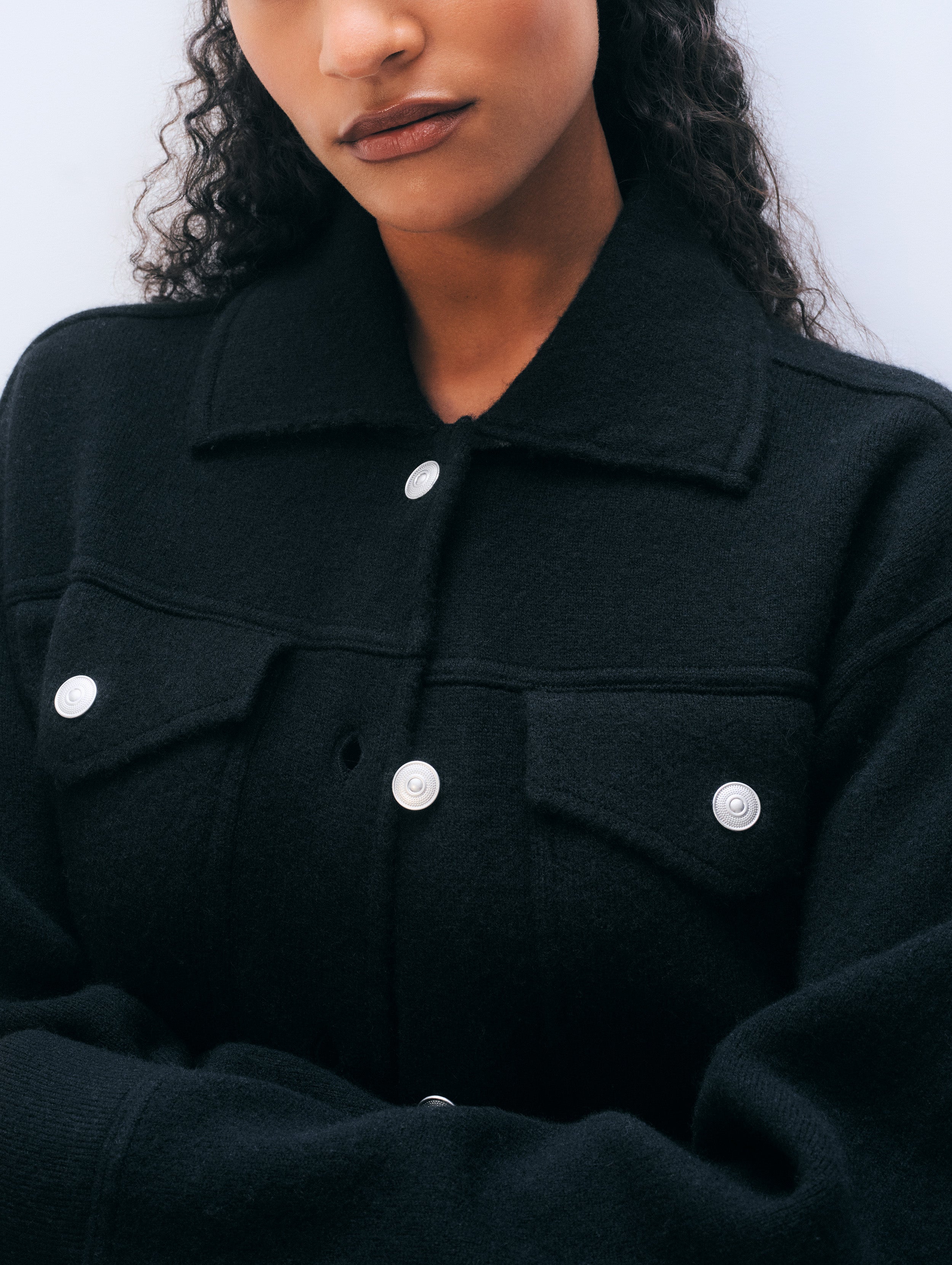 Cashmere Blend Chore Jacket