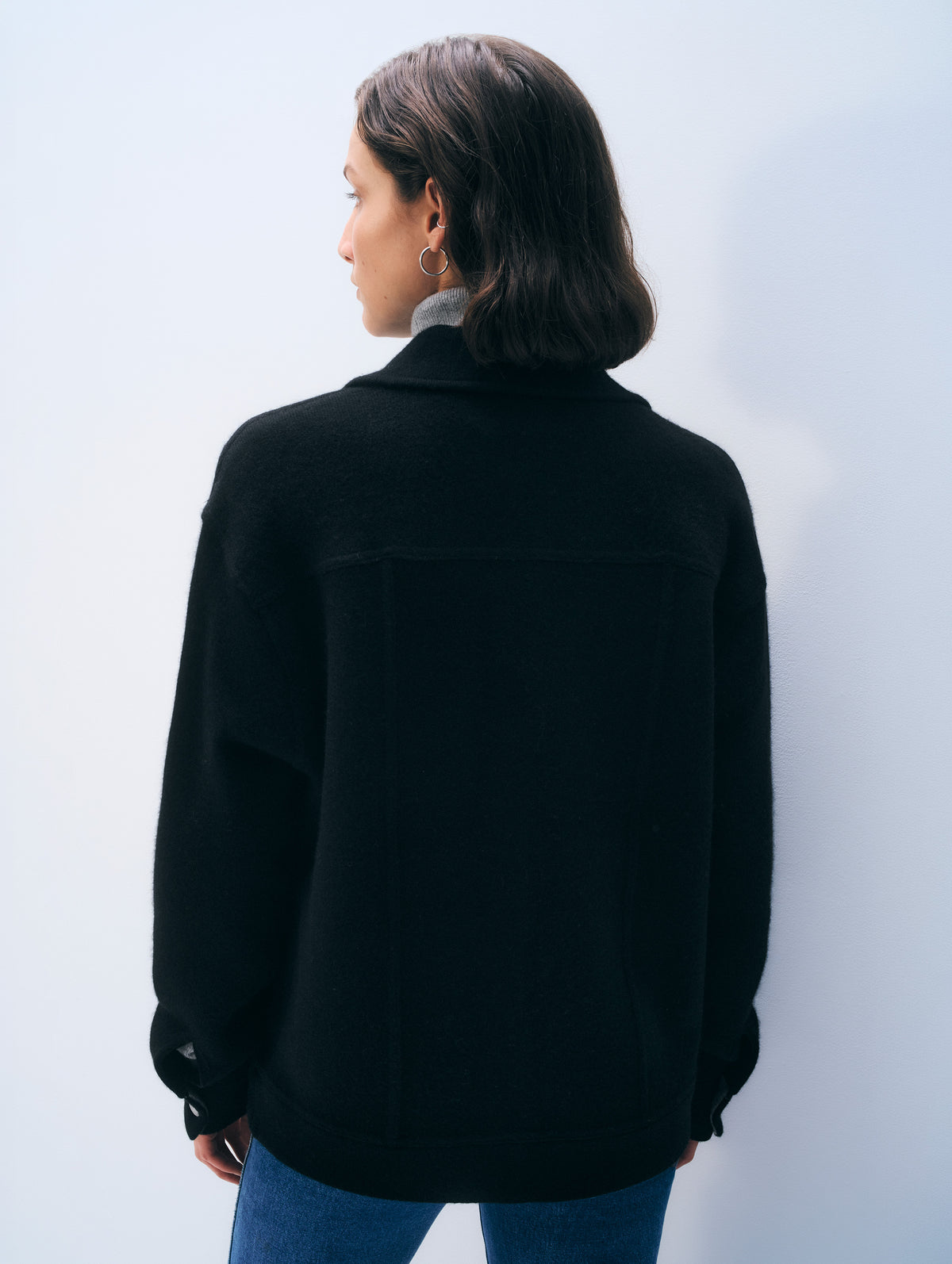 Cashmere Blend Chore Jacket