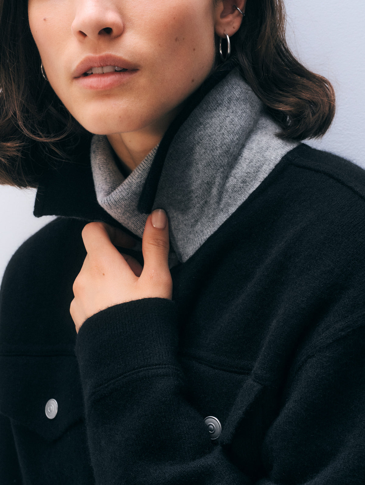 Cashmere Blend Chore Jacket