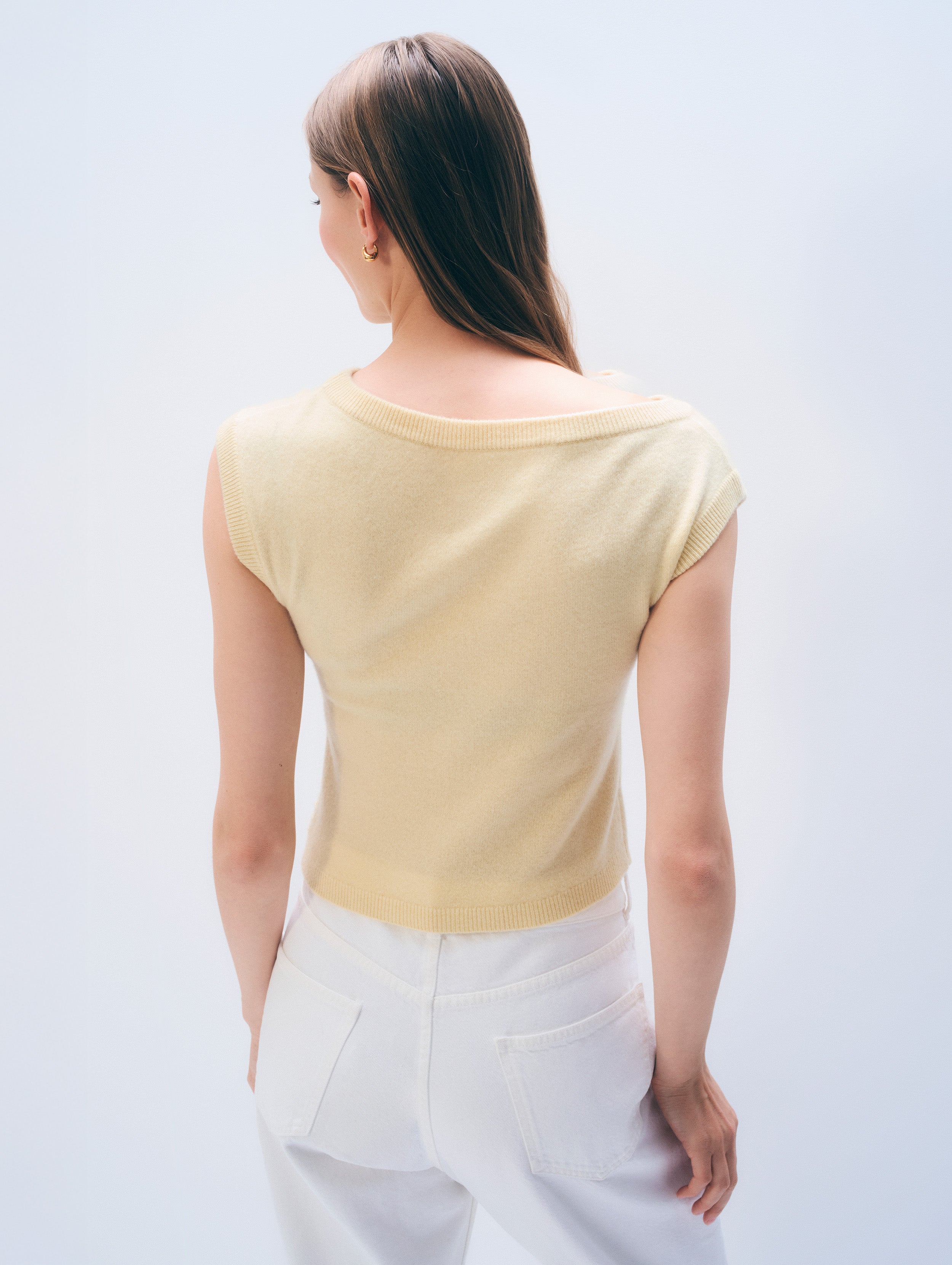 Cashmere Off Shoulder Top | Lemonade