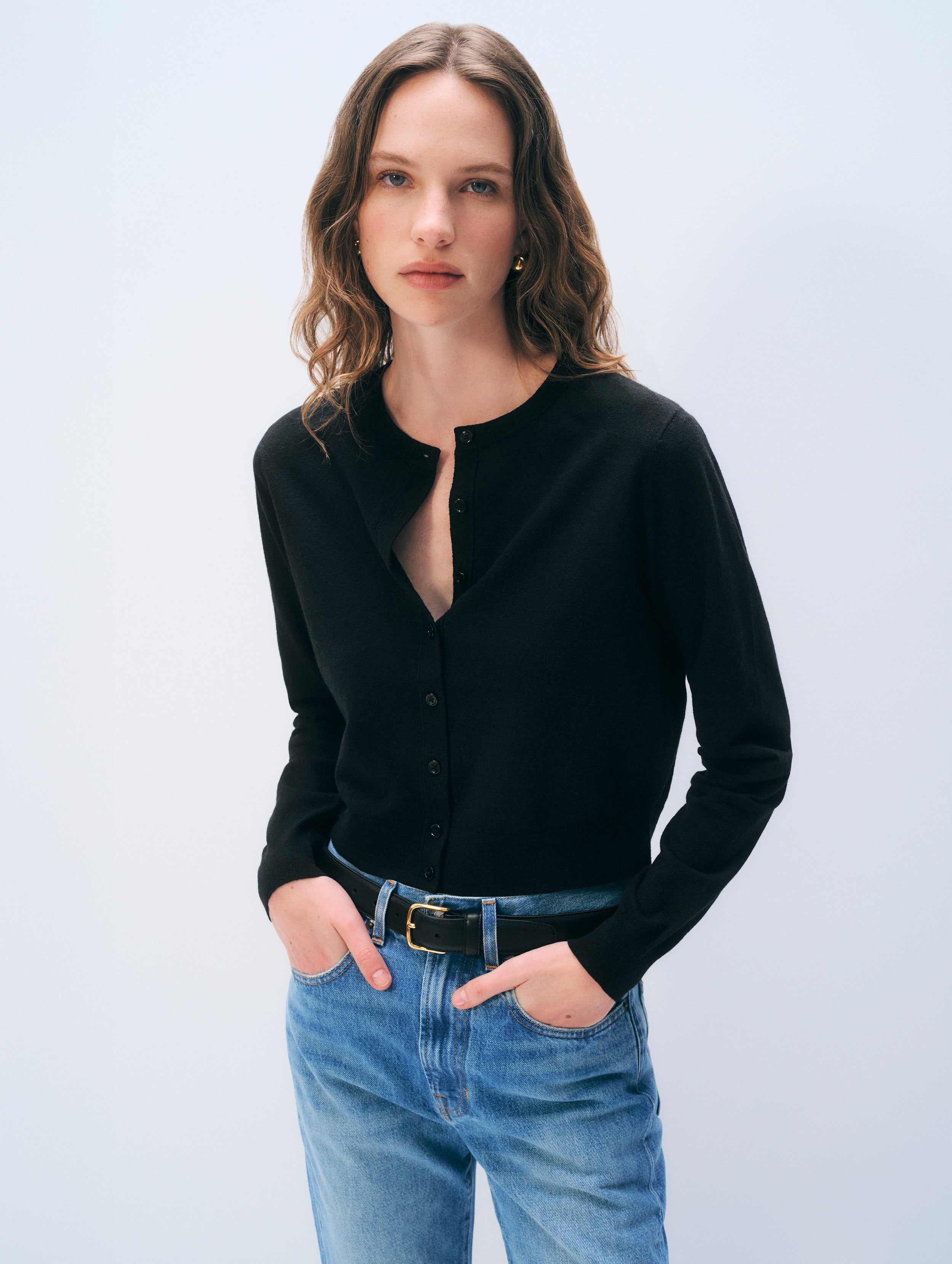 Linen Blend Cardigan