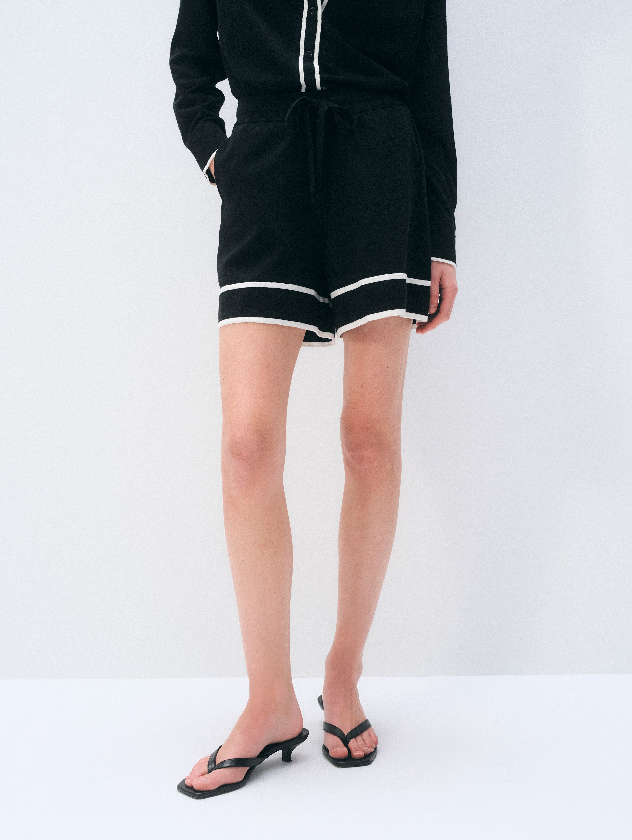 Linen Blend Shorts