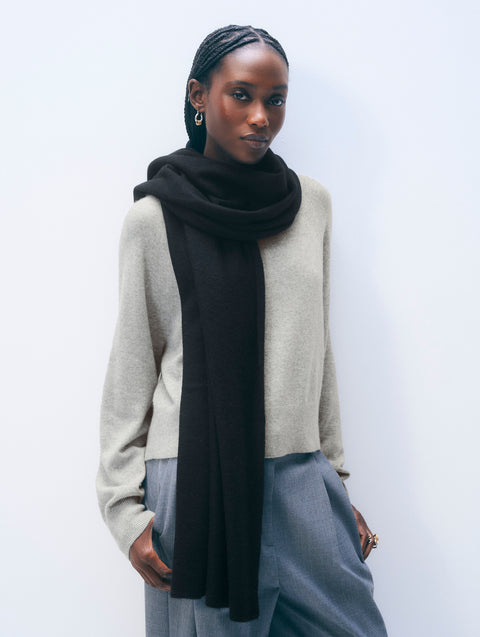 Cashmere Mini Scarf | Deep Crimson