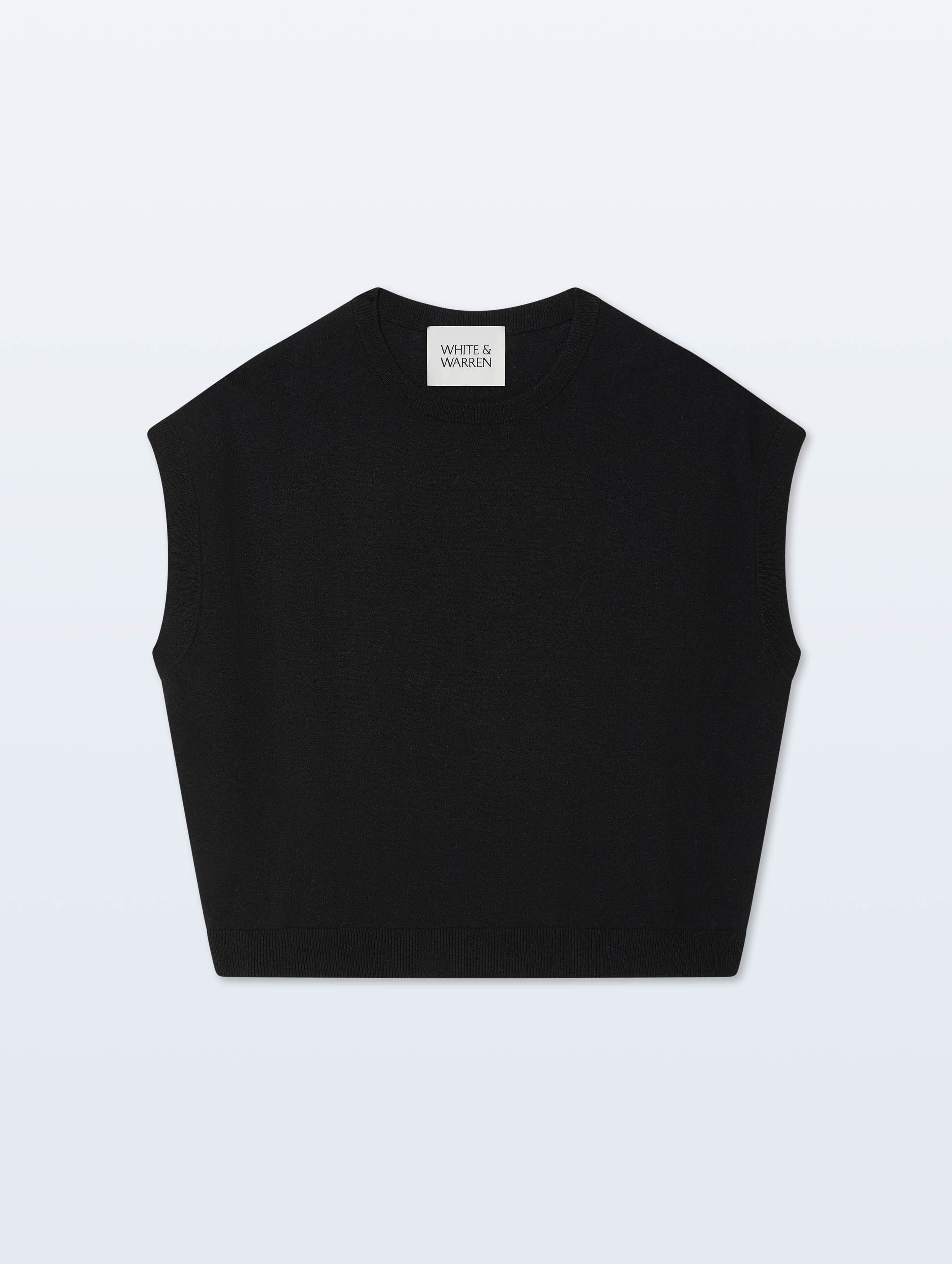 Linen Blend T-Shirt | Black