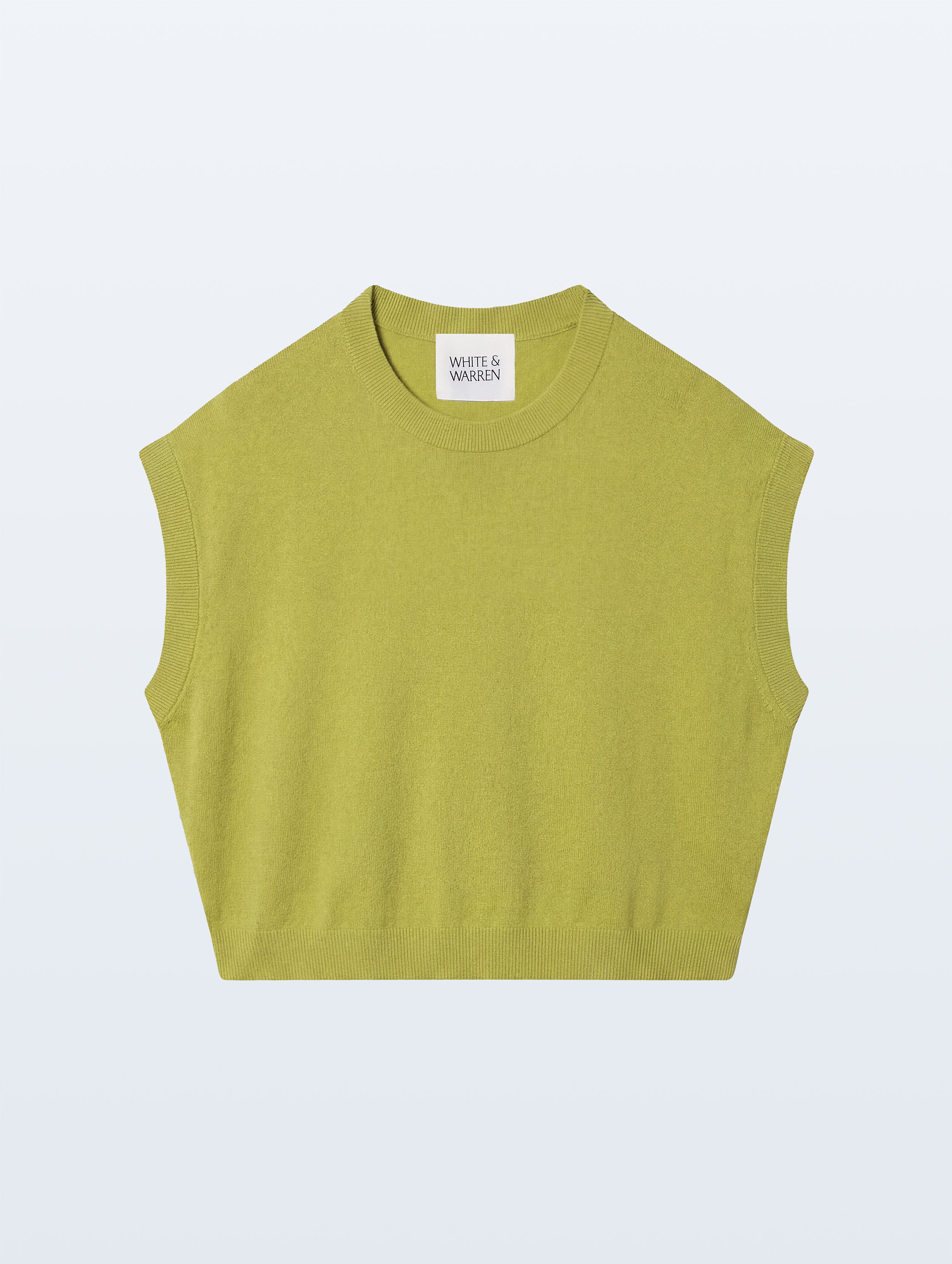 Linen Blend T-Shirt | Linden Green