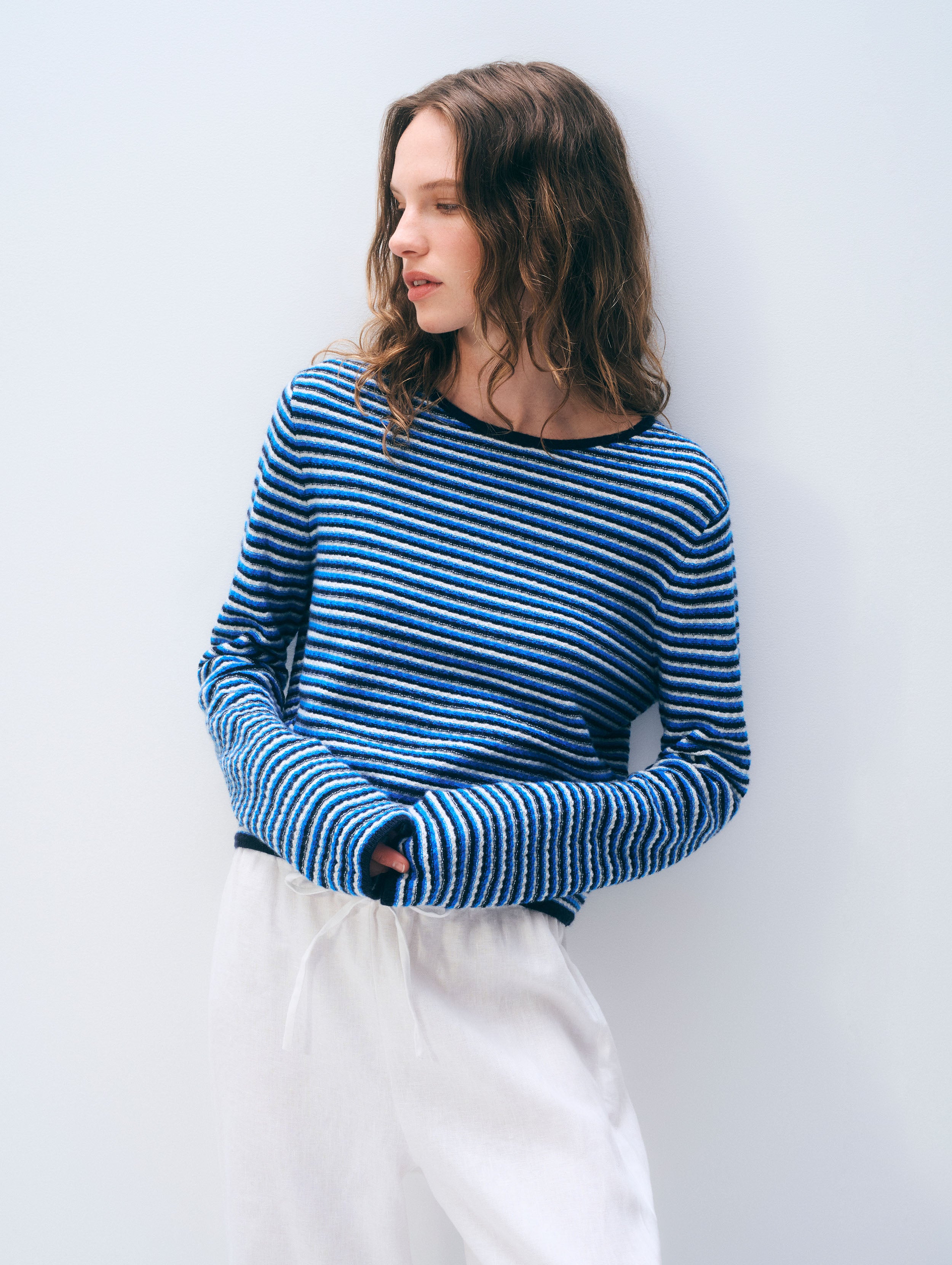 Cashmere Striped Sweater