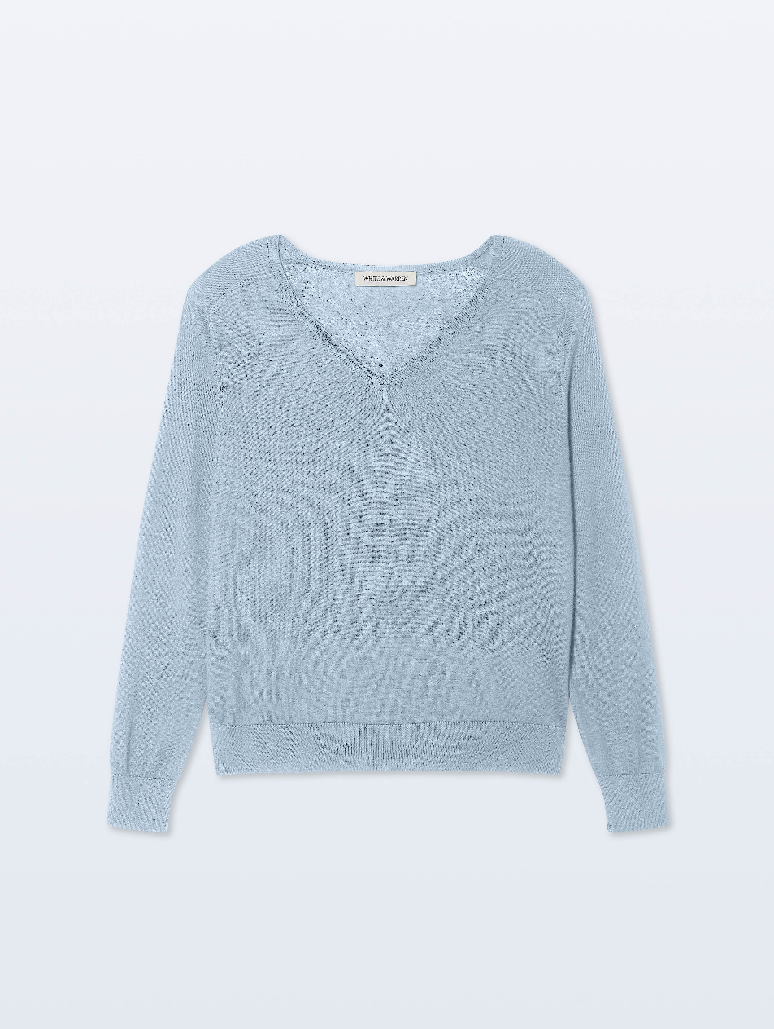 Cashmere Linen Pullover | Pastel Blue