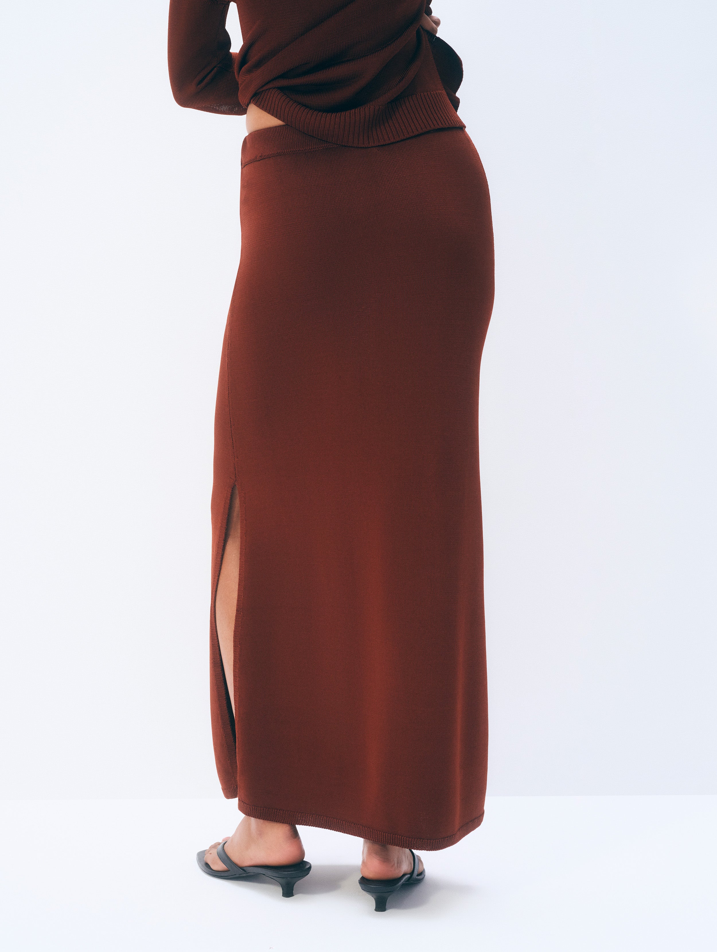 Luster Viscose Skirt