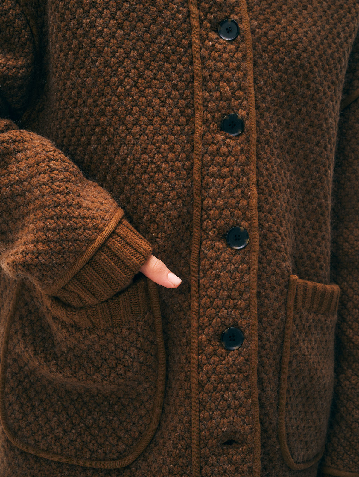Merino Wool Blend Liner Coat | Butterscotch