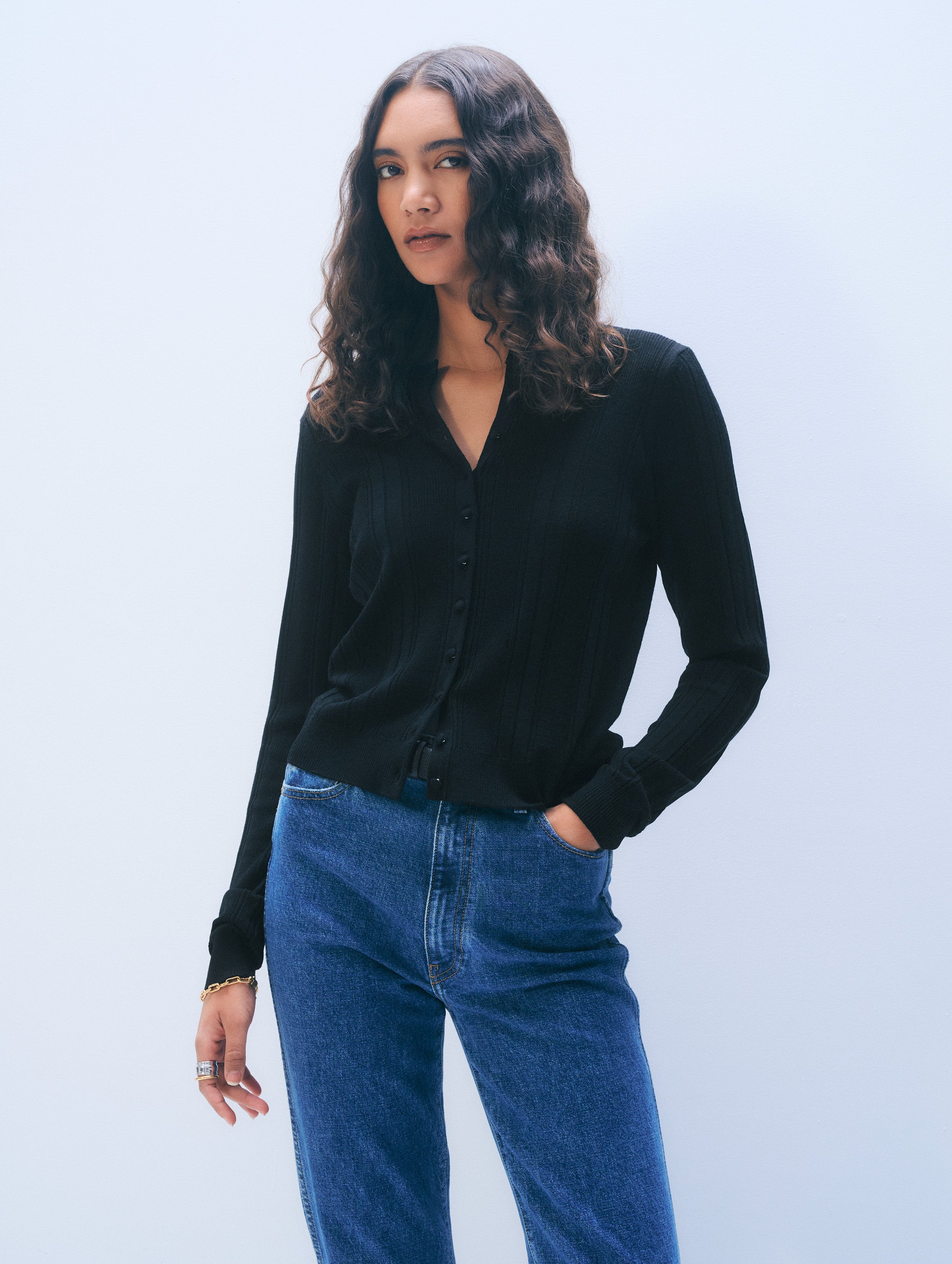 Superfine Merino Wool Cardigan