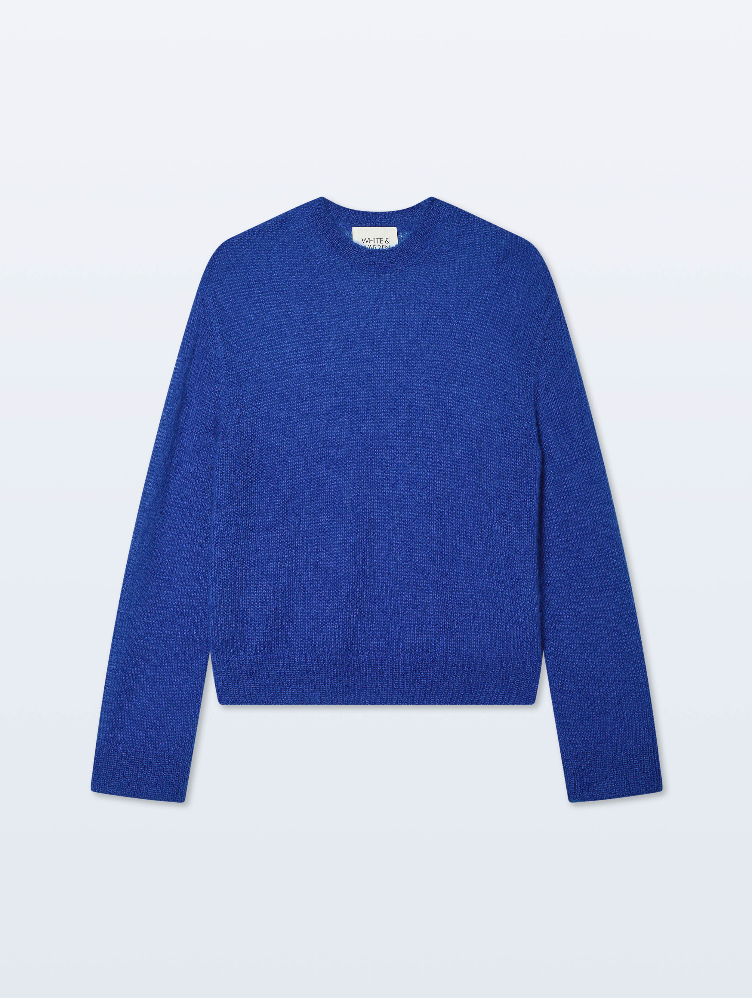Mohair Luxe Oversized Crewneck | Cobalt Blue