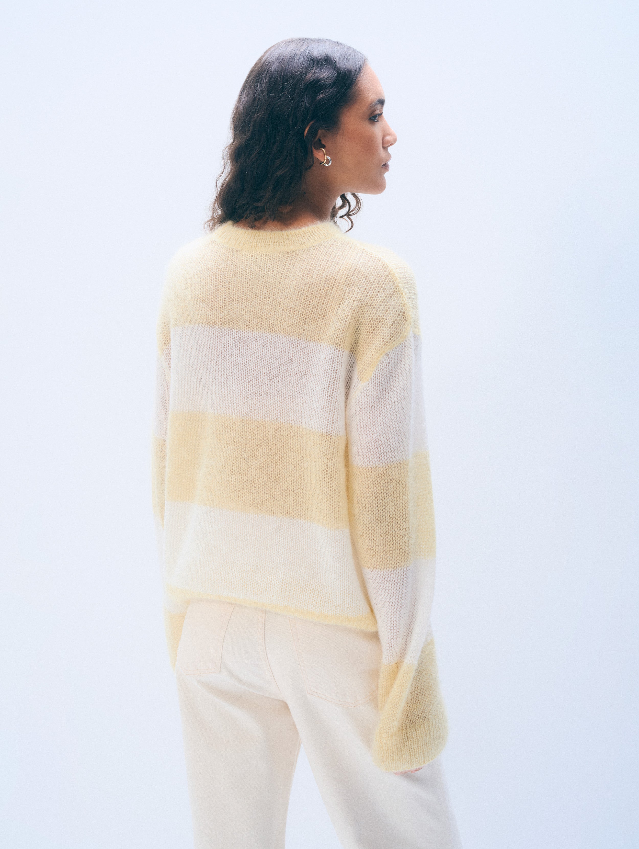 Mohair Luxe Oversized Crewneck | Lemonade