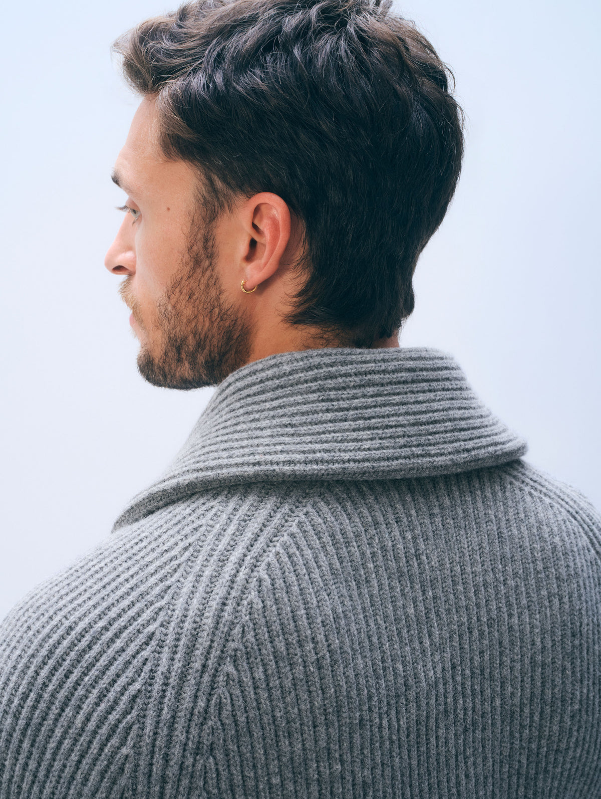 Merino Wool Donegal Shawl Cardigan | Ashwood
