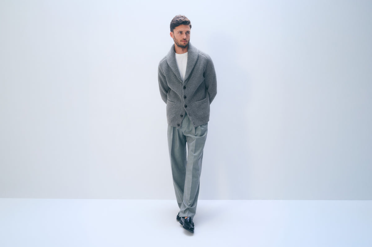 Merino Wool Donegal Shawl Cardigan | Ashwood